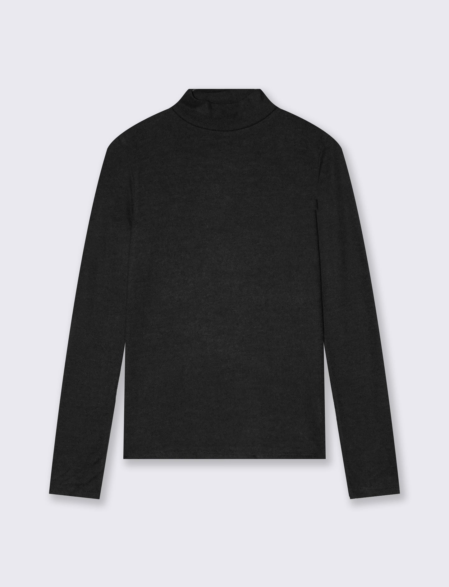 T-SHIRT BASICA MANICA LUNGA - Nero