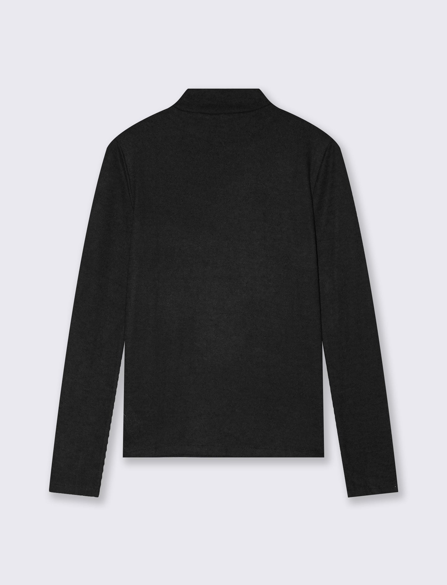 T-SHIRT BASICA MANICA LUNGA - Nero