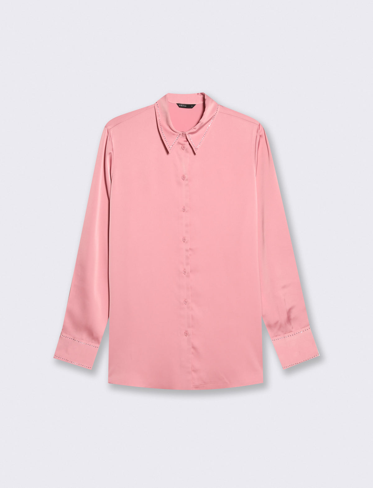 Camicia manica lunga con colletto dettagliato - Rosa