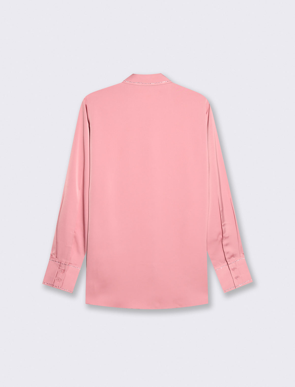 Camicia manica lunga con colletto dettagliato - Rosa