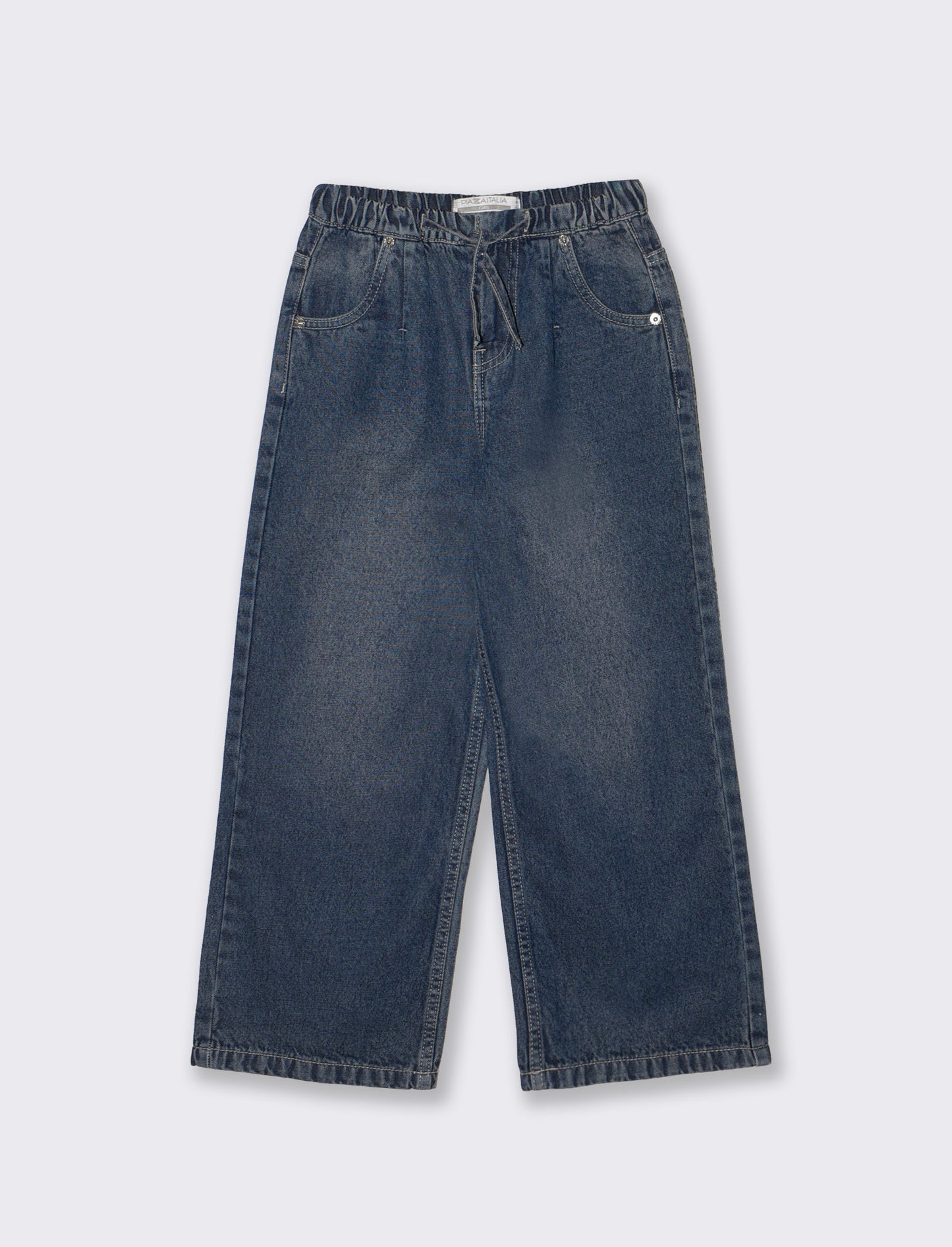 Pantaloni in denim vestibilità wide leg - Denim