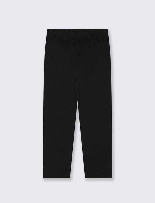 Pantaloni Regular Fit 5 Tasche Twill - Nero