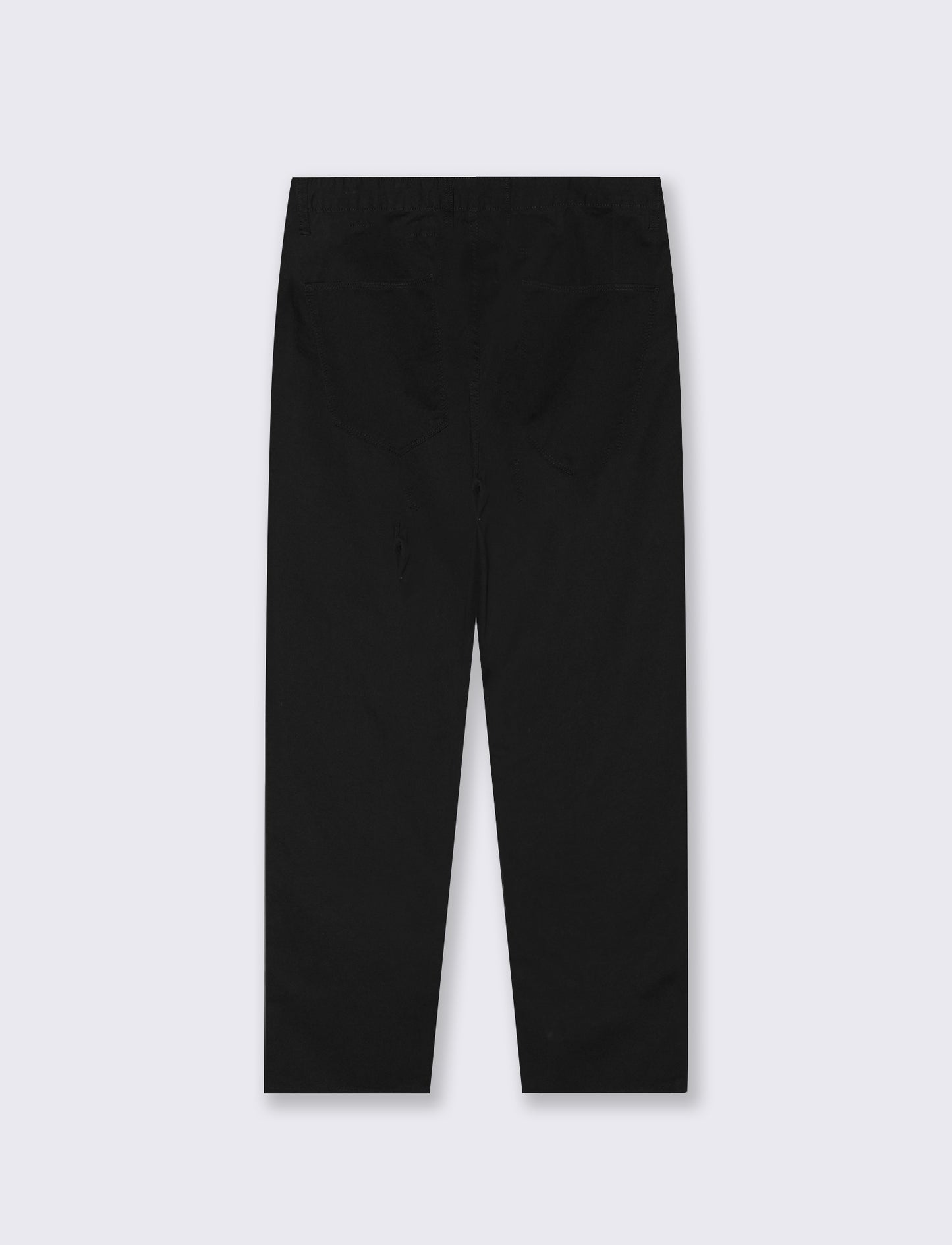 Pantaloni Regular Fit 5 Tasche Twill - Nero