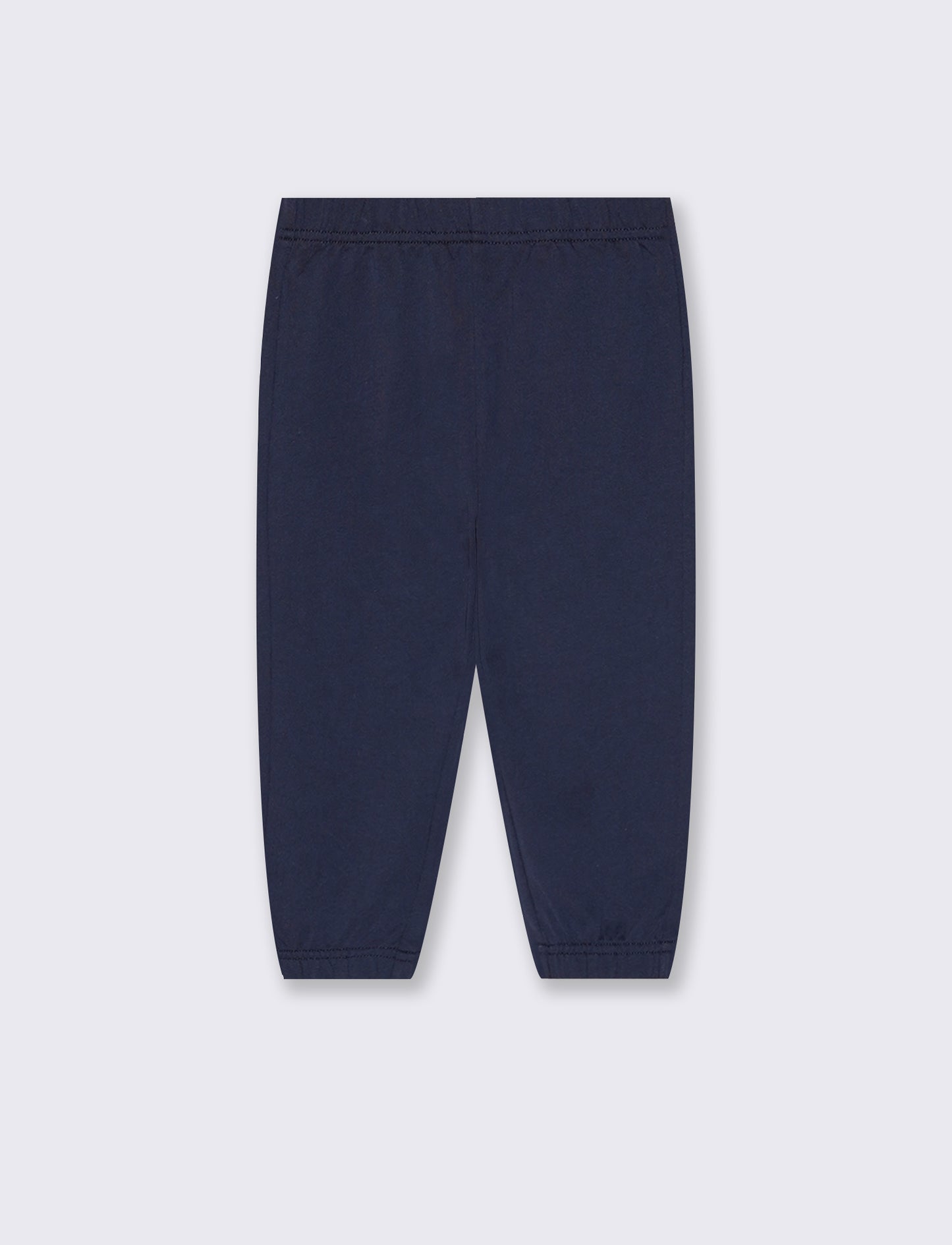 Basic solid color jogger pants - Blue