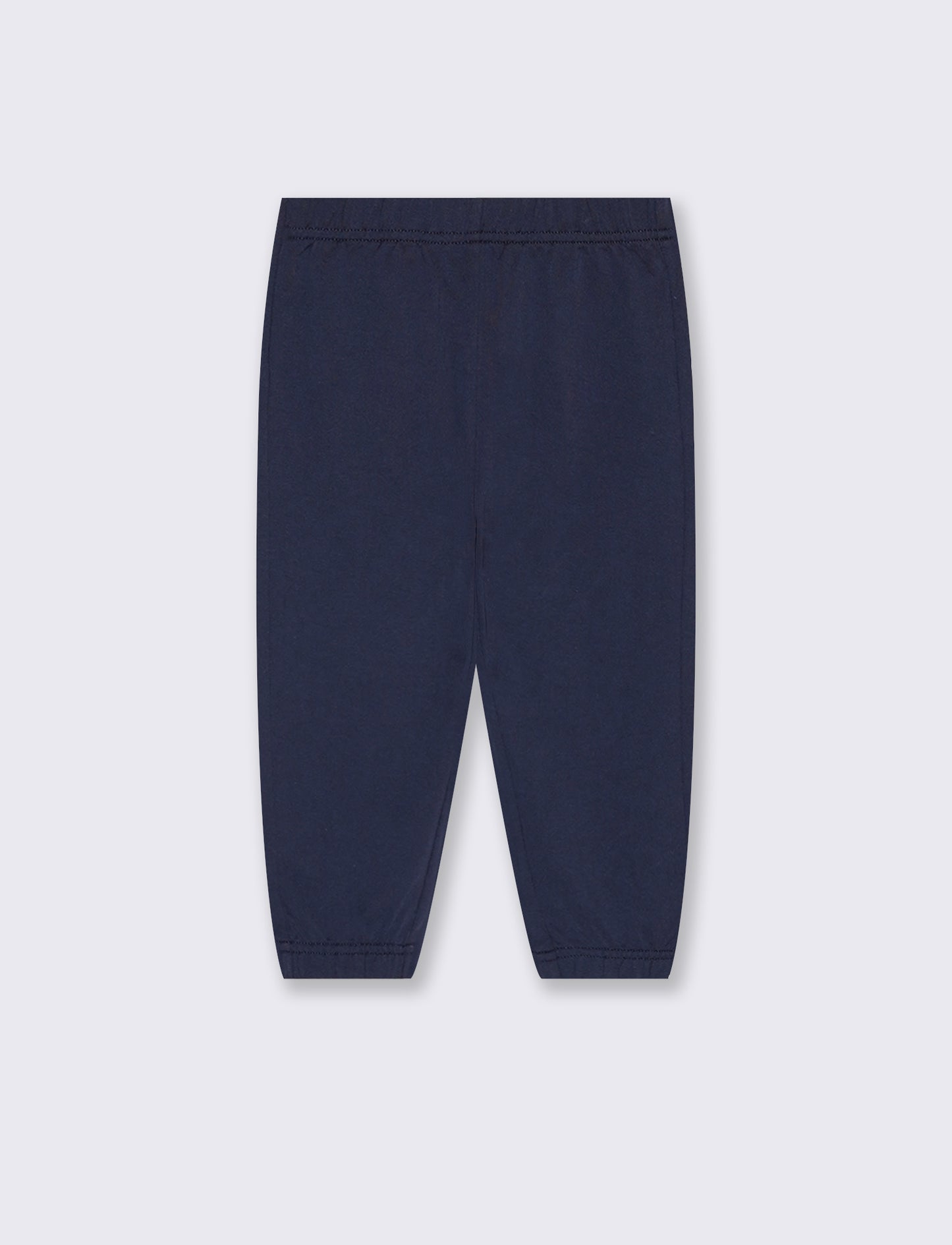 Basic solid color jogger pants - Blue