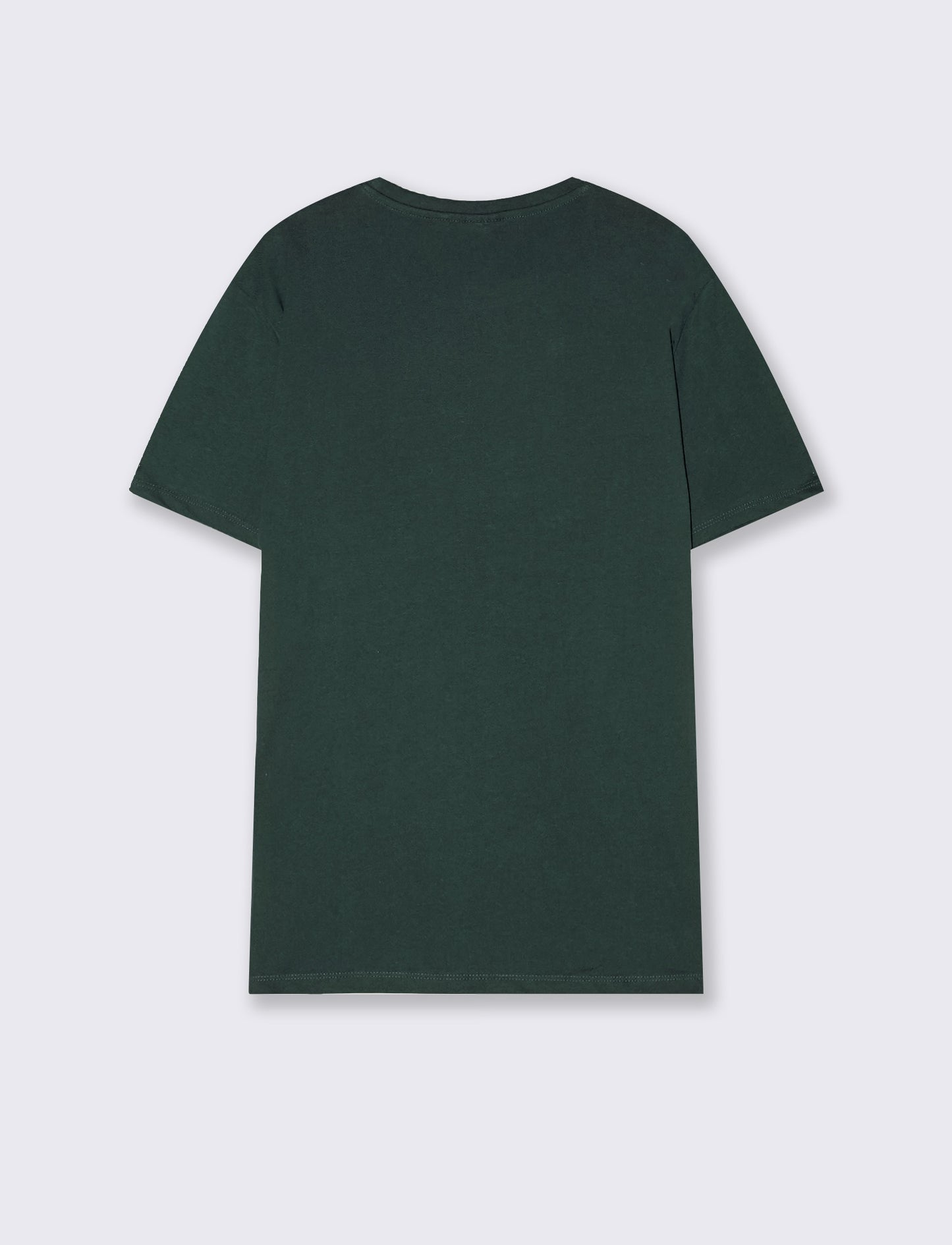 Regular fit cotton crew neck T-shirt - Green