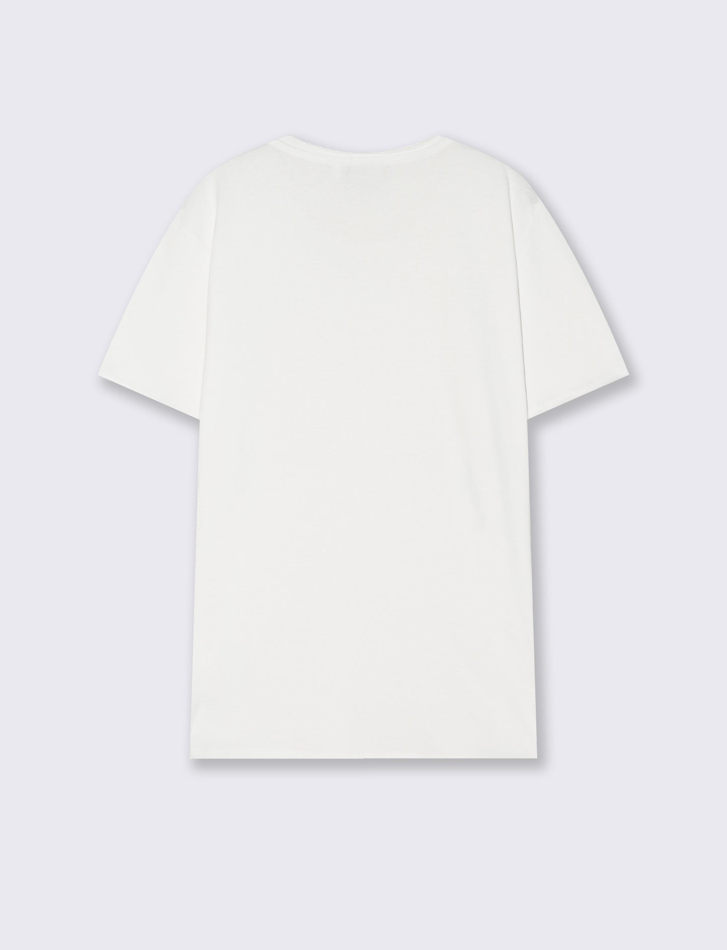 T-SHIRT ORLI TAGLIO VIVO REGULAR FIT - Bianco