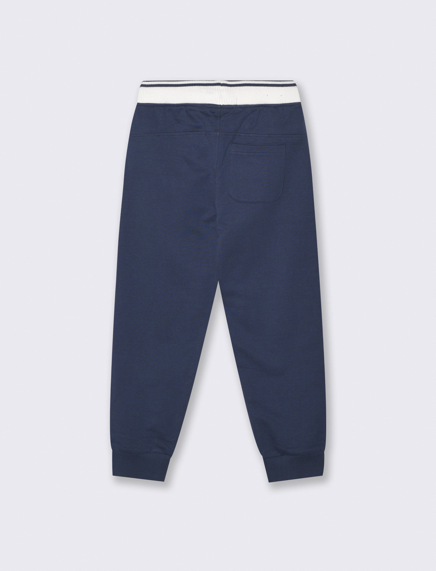 Jogger Bicolore in Cotone per Tempo Libero - Blu