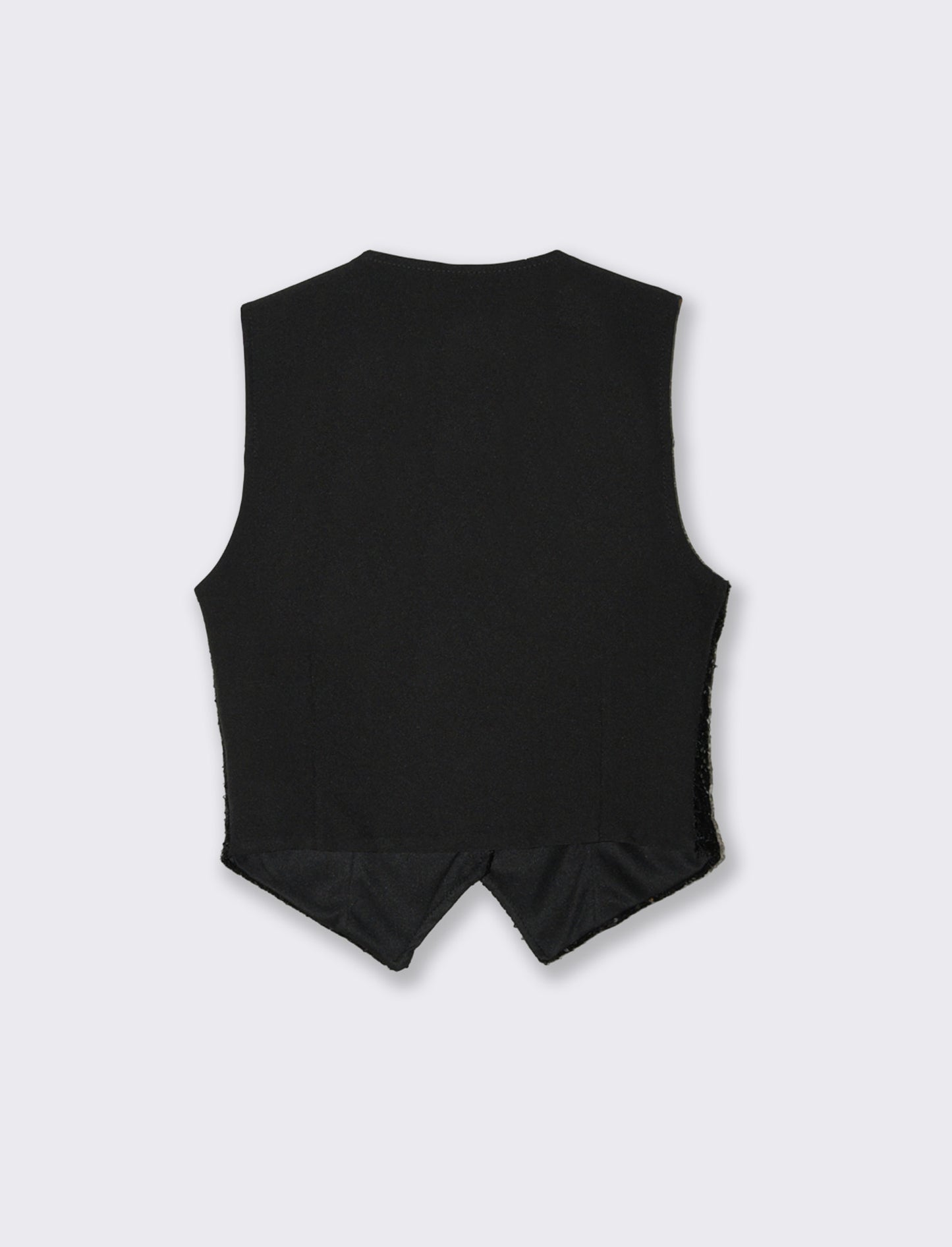 Gilet in paillettes - Nero
