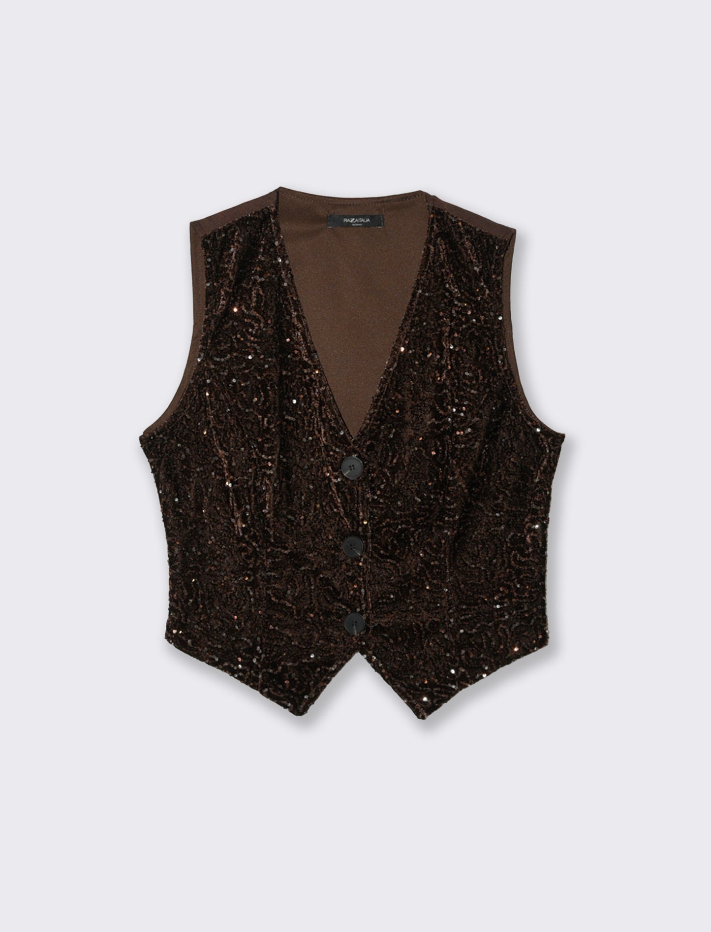 Gilet in paillettes - Moro
