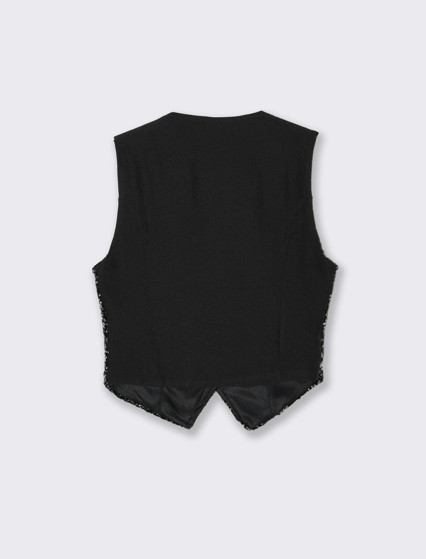Gilet in paillettes - Argento