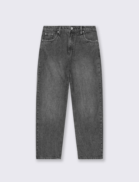 Medium washed gray baggy fit jeans - Grey