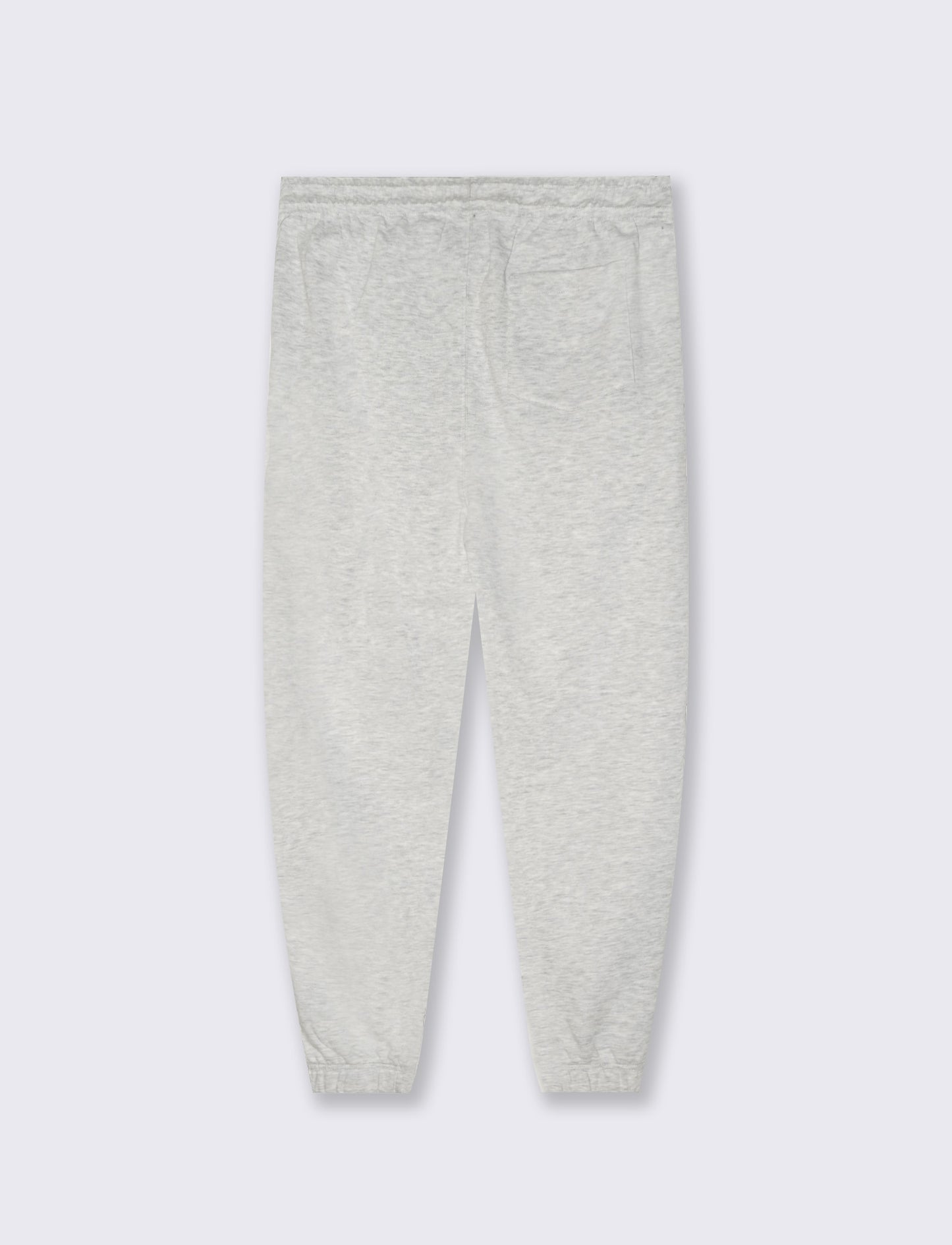 PANTALONI JOGGER BASIC IN FELPA - Grigio mel.