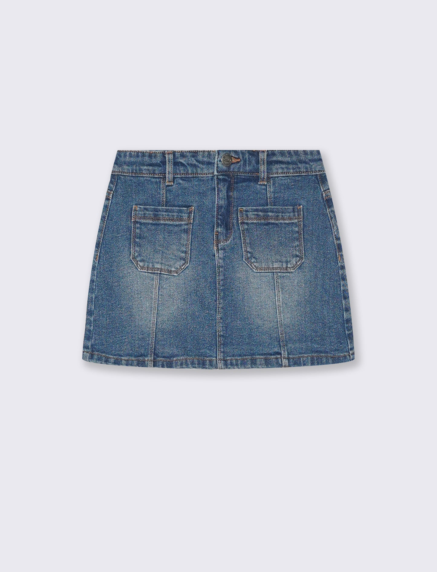 Minigonna denim elasticizzata 5 tasche - Denim