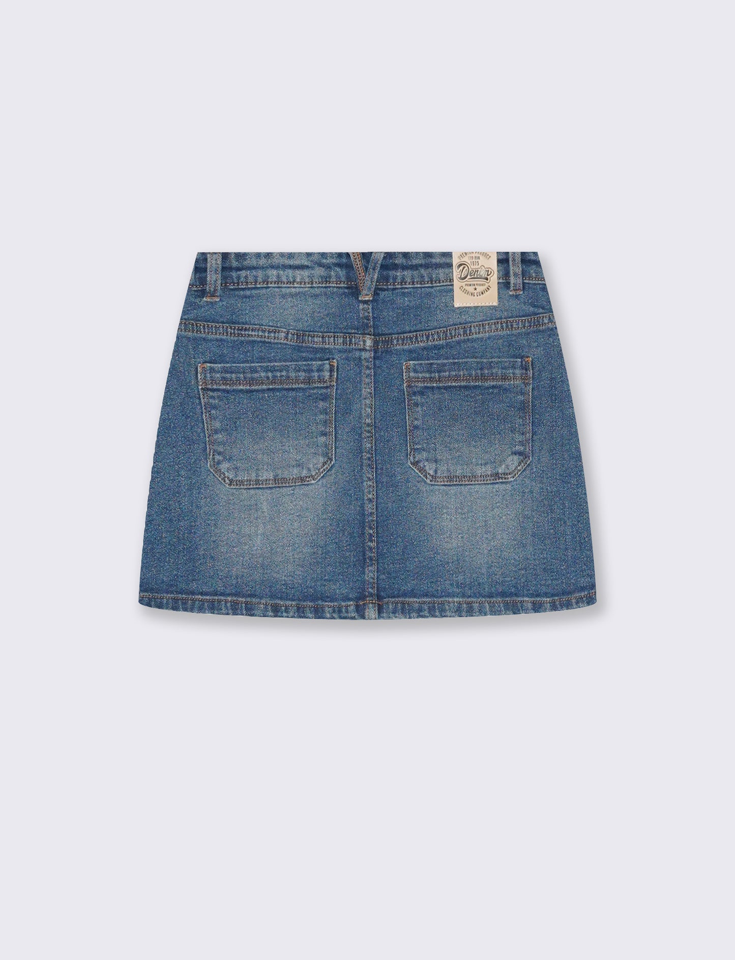 Minigonna denim elasticizzata 5 tasche - Denim