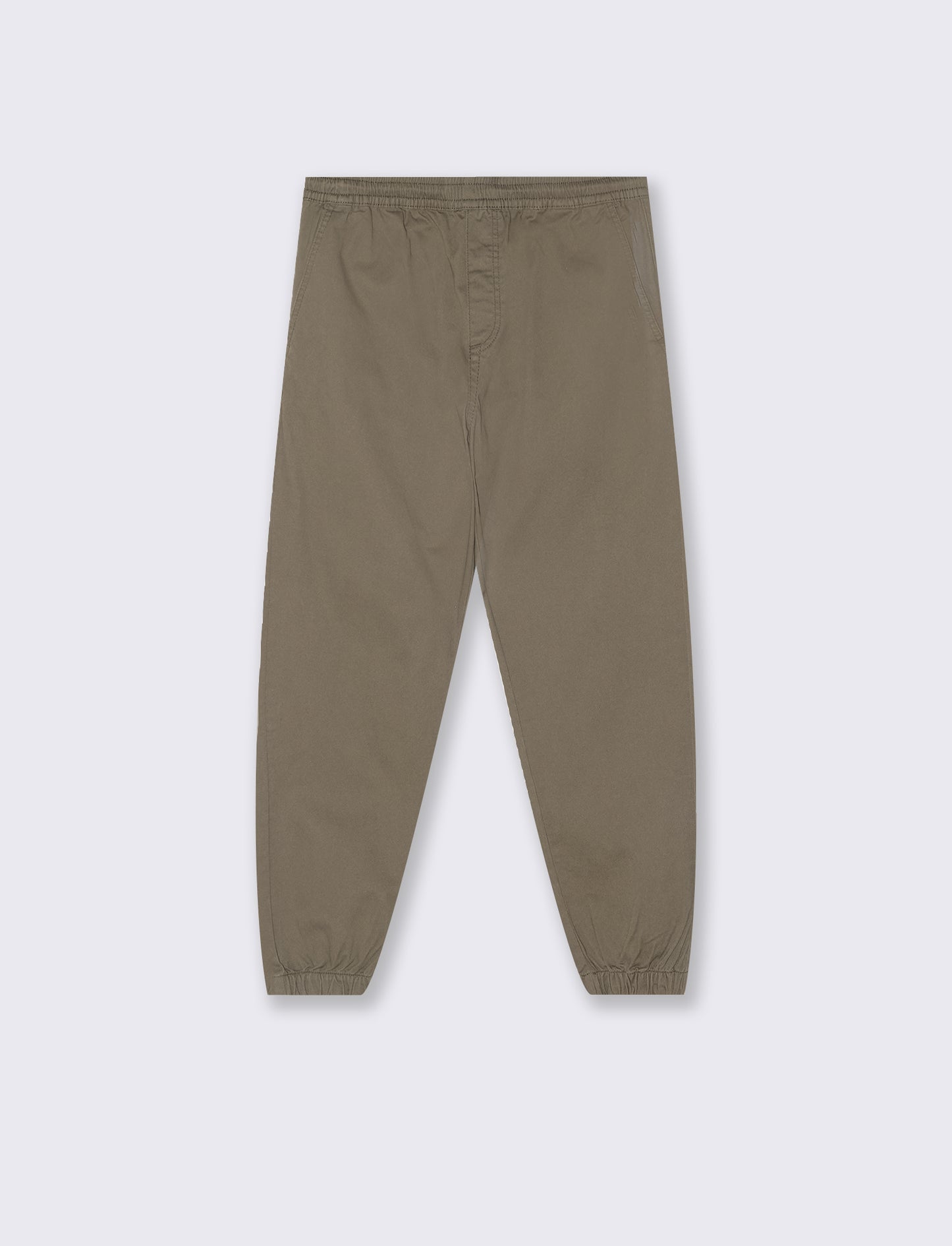 Pantaloni jogger con vita regolabile - Verde kaki