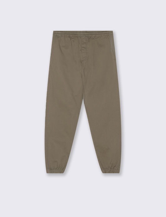 Pantaloni jogger con vita regolabile - Verde kaki
