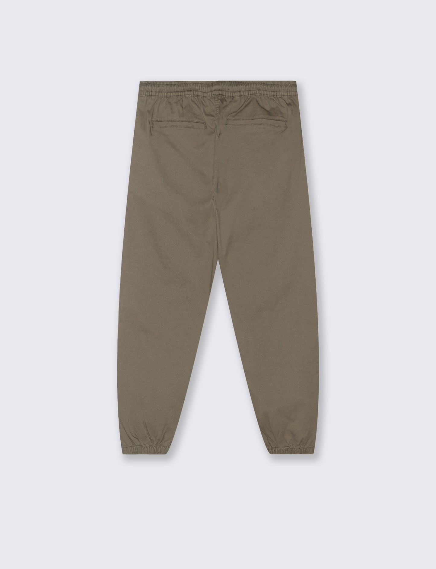 Pantaloni jogger con vita regolabile - Verde kaki