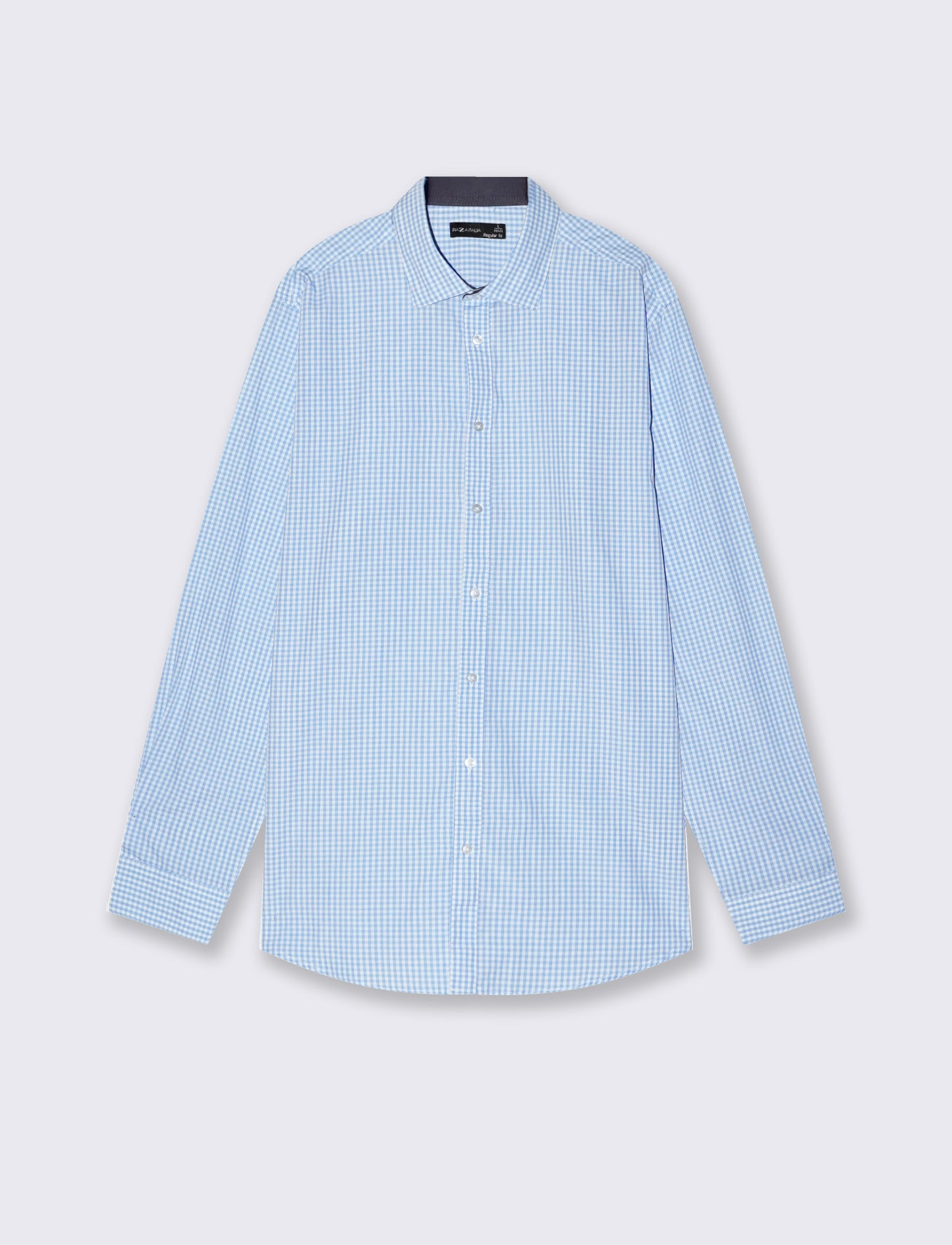 Regular Fit Easy Iron Cotton Shirt - Sky blue