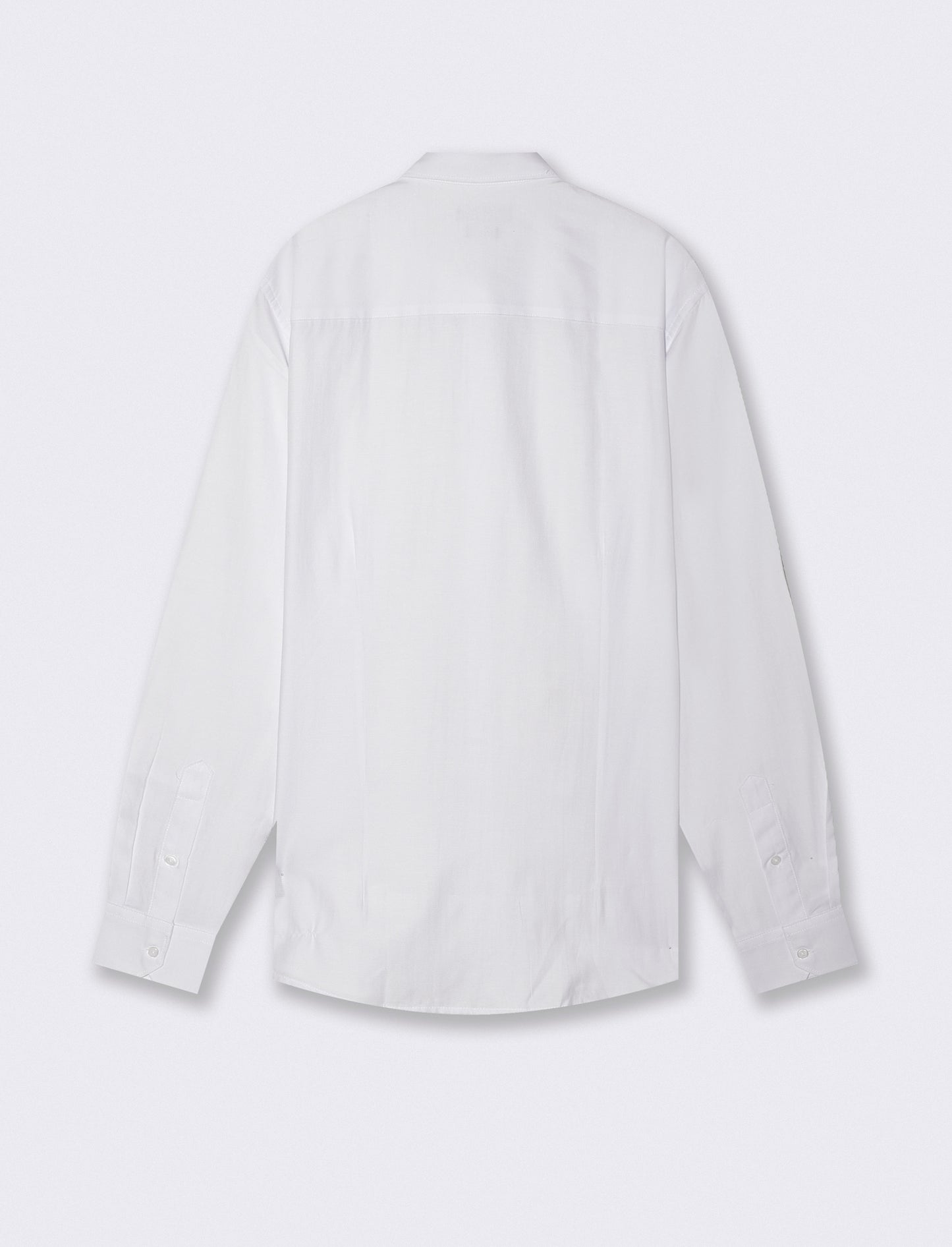 Camicia Oxford Regular Fit con Colletto Francese - Bianco