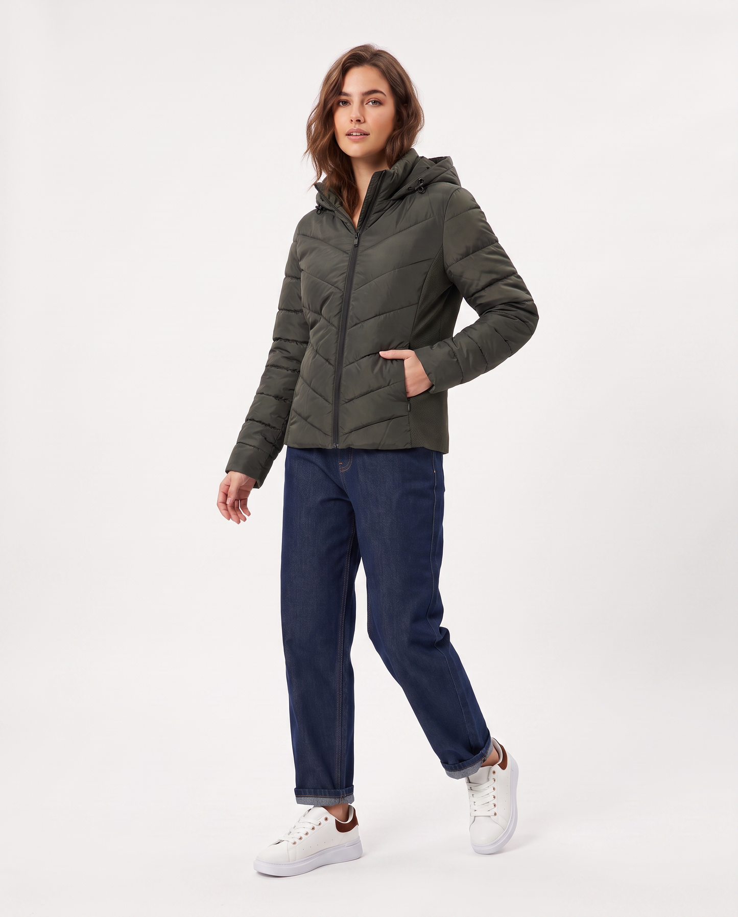 Giubbino slim con cappuccio elegante - Ve.milit.