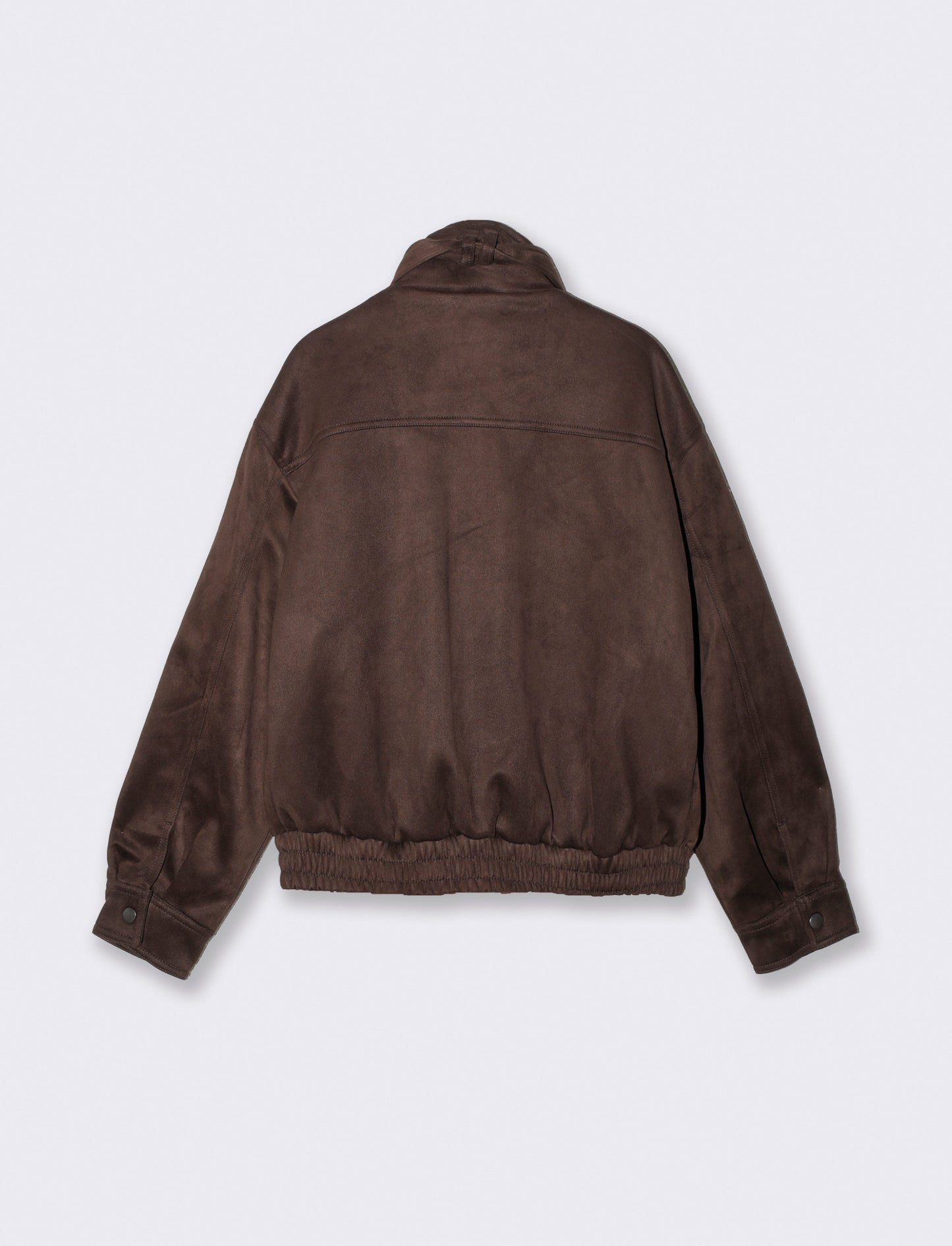 Giubbotto bomber con colletto e tasche - Moro