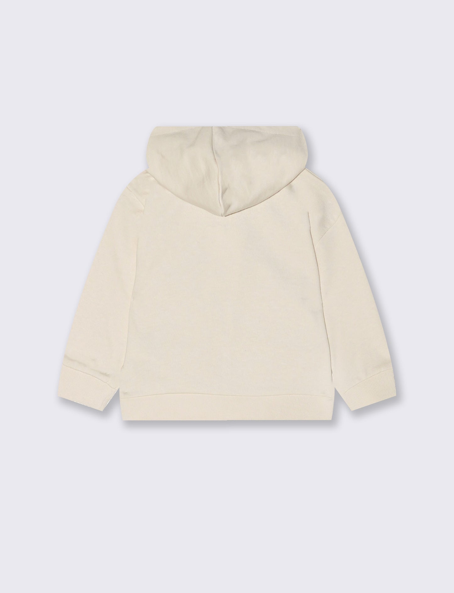 Felpa con cappuccio e zip versatile - Beige