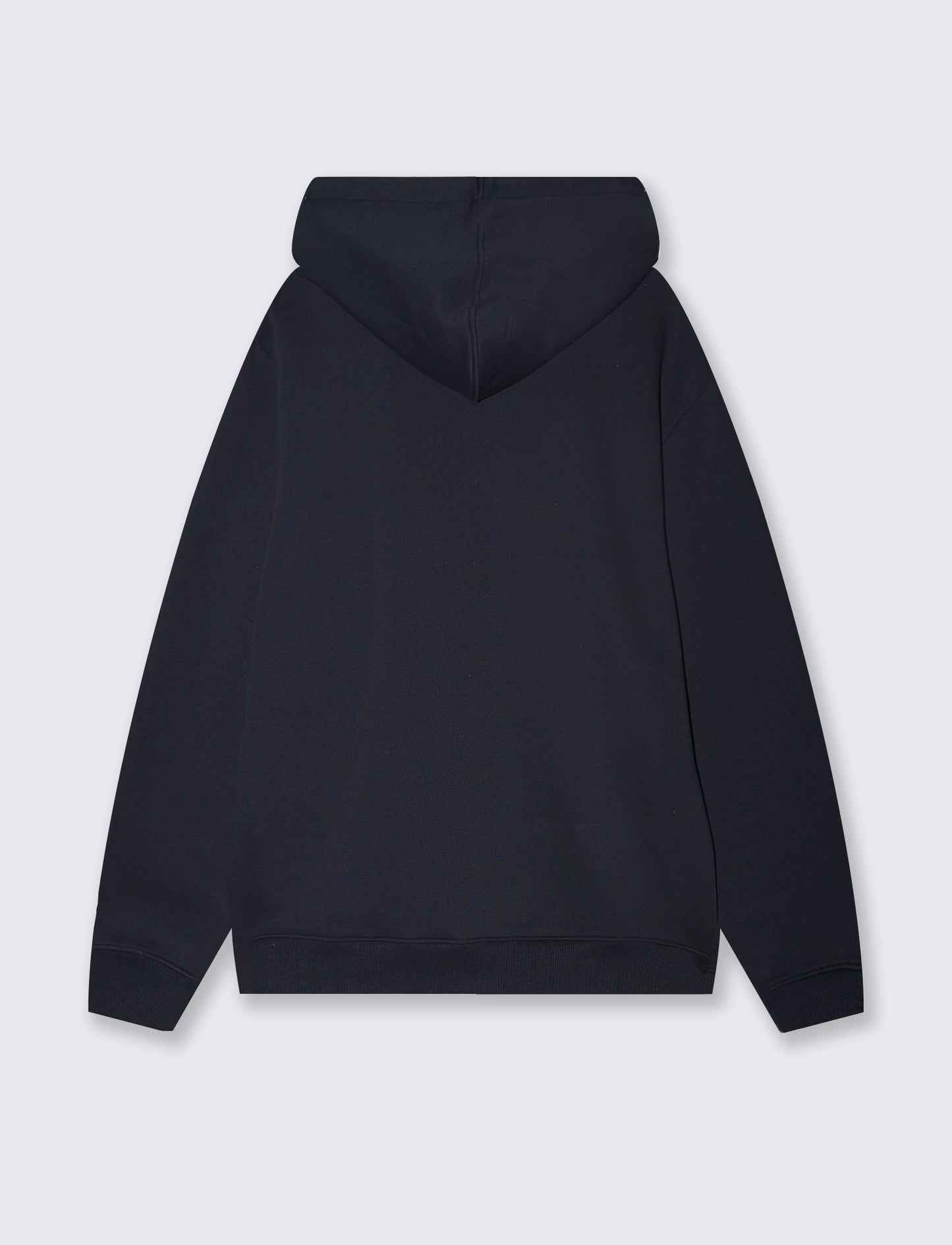 Felpa cappuccio con cerniera basic - Blu
