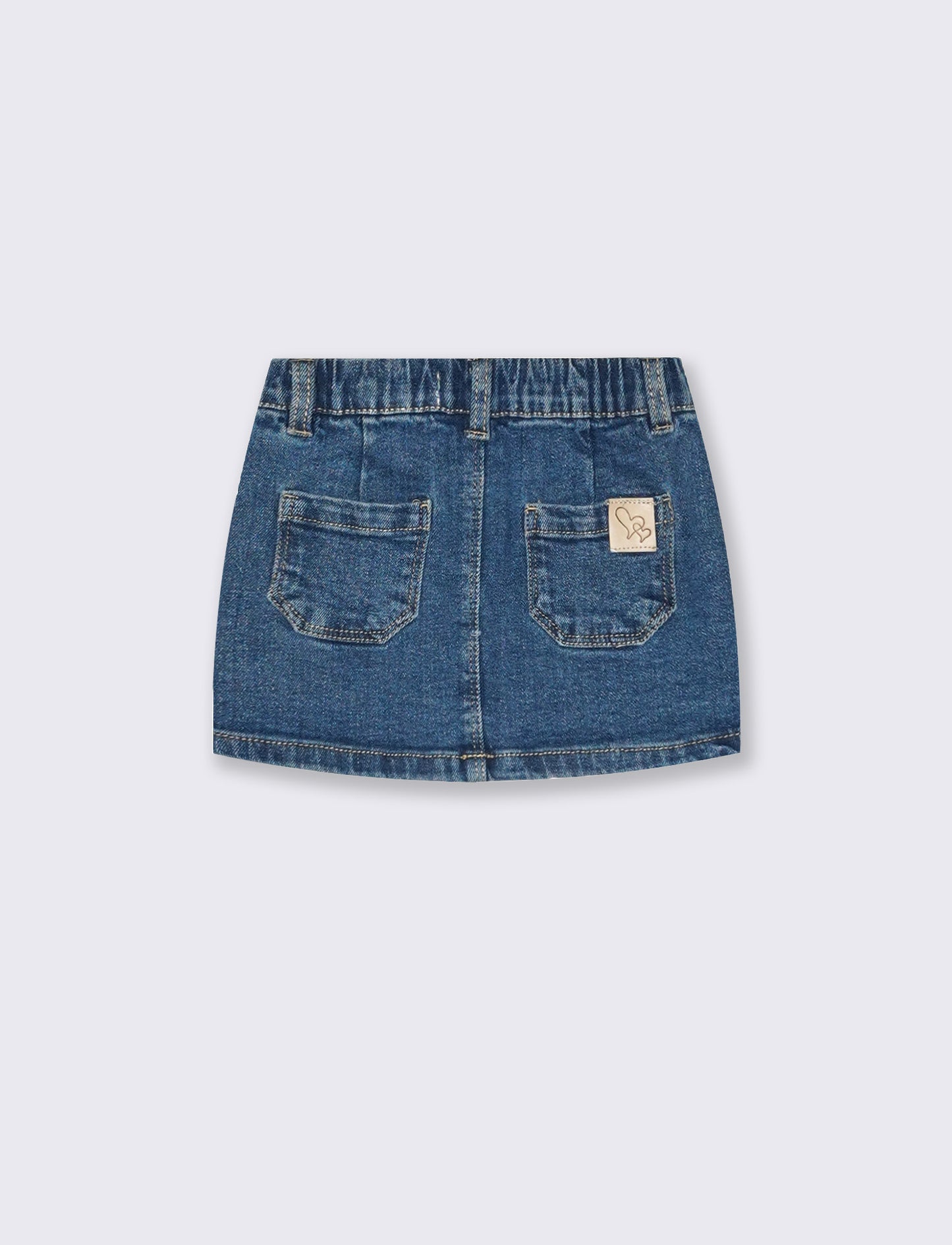 Gonna corta in denim versatile e chic - Denim