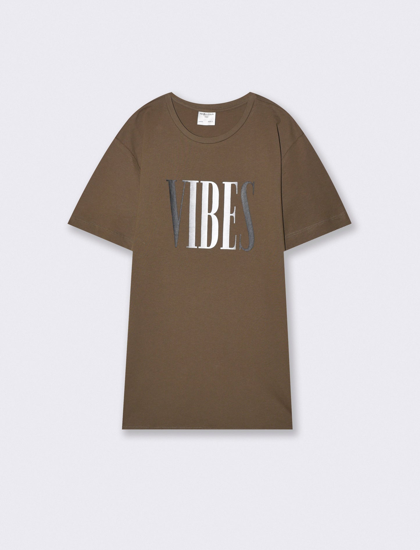Cotton T-shirt with gradient print - Green