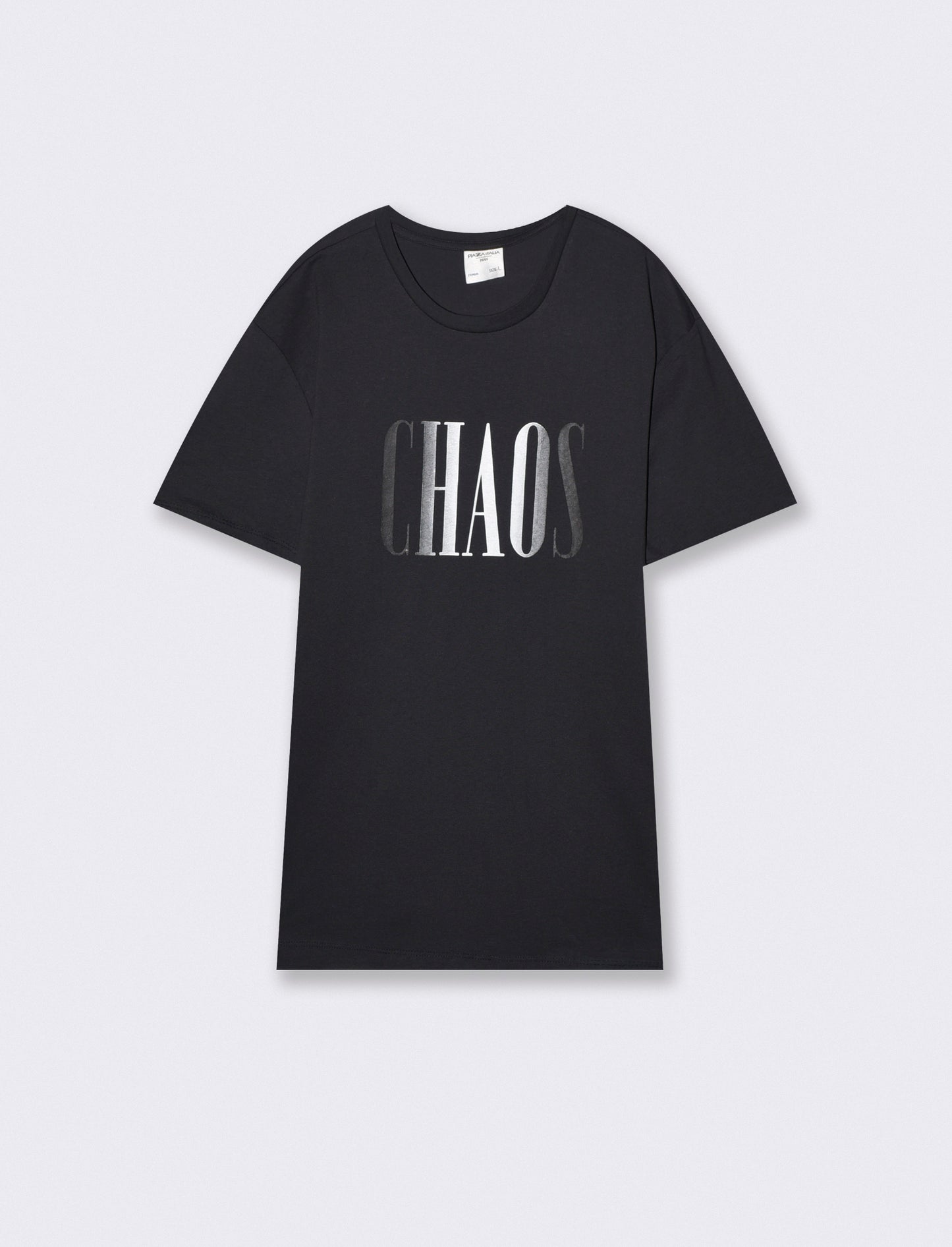 T-shirt cotone con stampa degradÃ¨ - asfalto