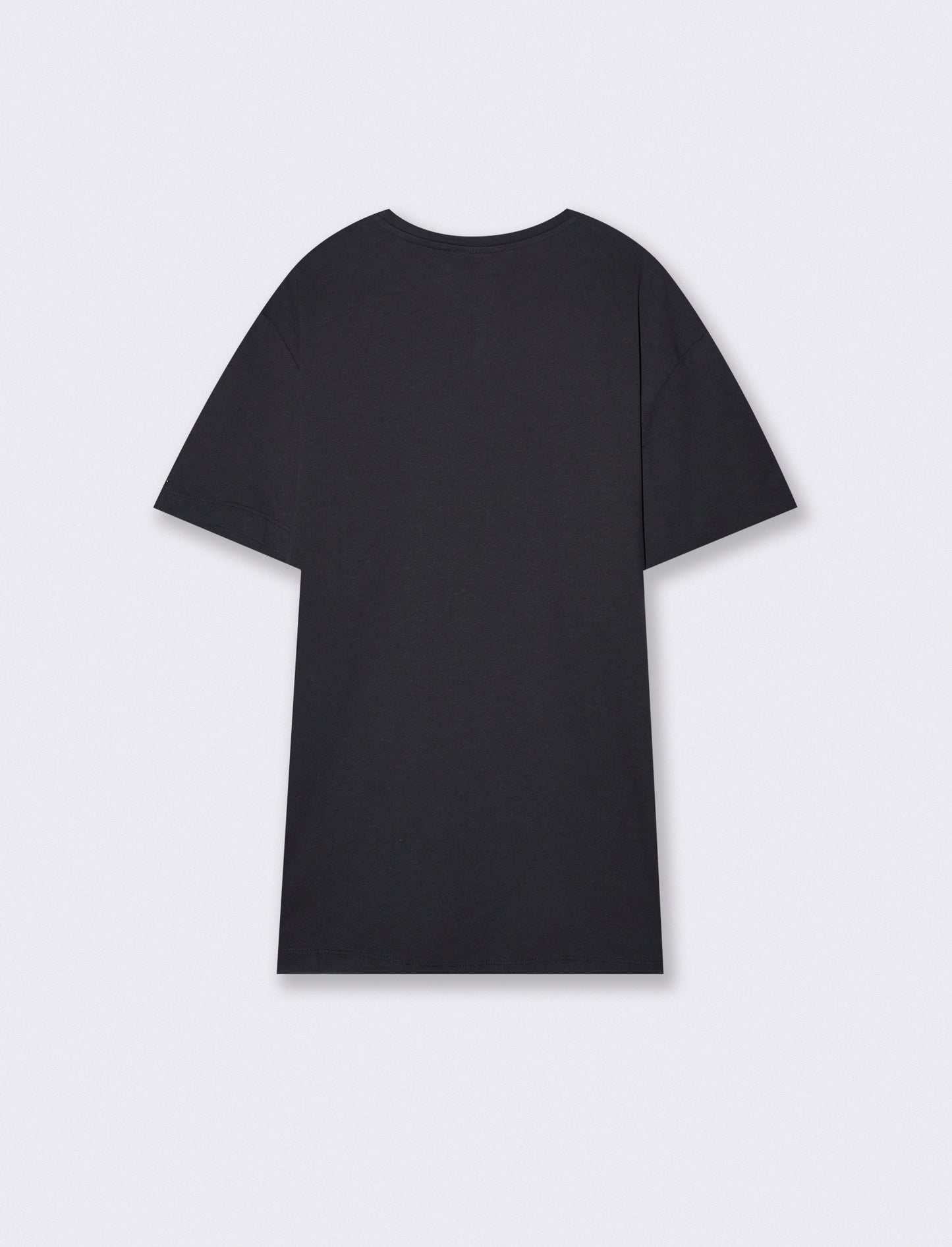 T-shirt cotone con stampa degradÃ¨ - asfalto