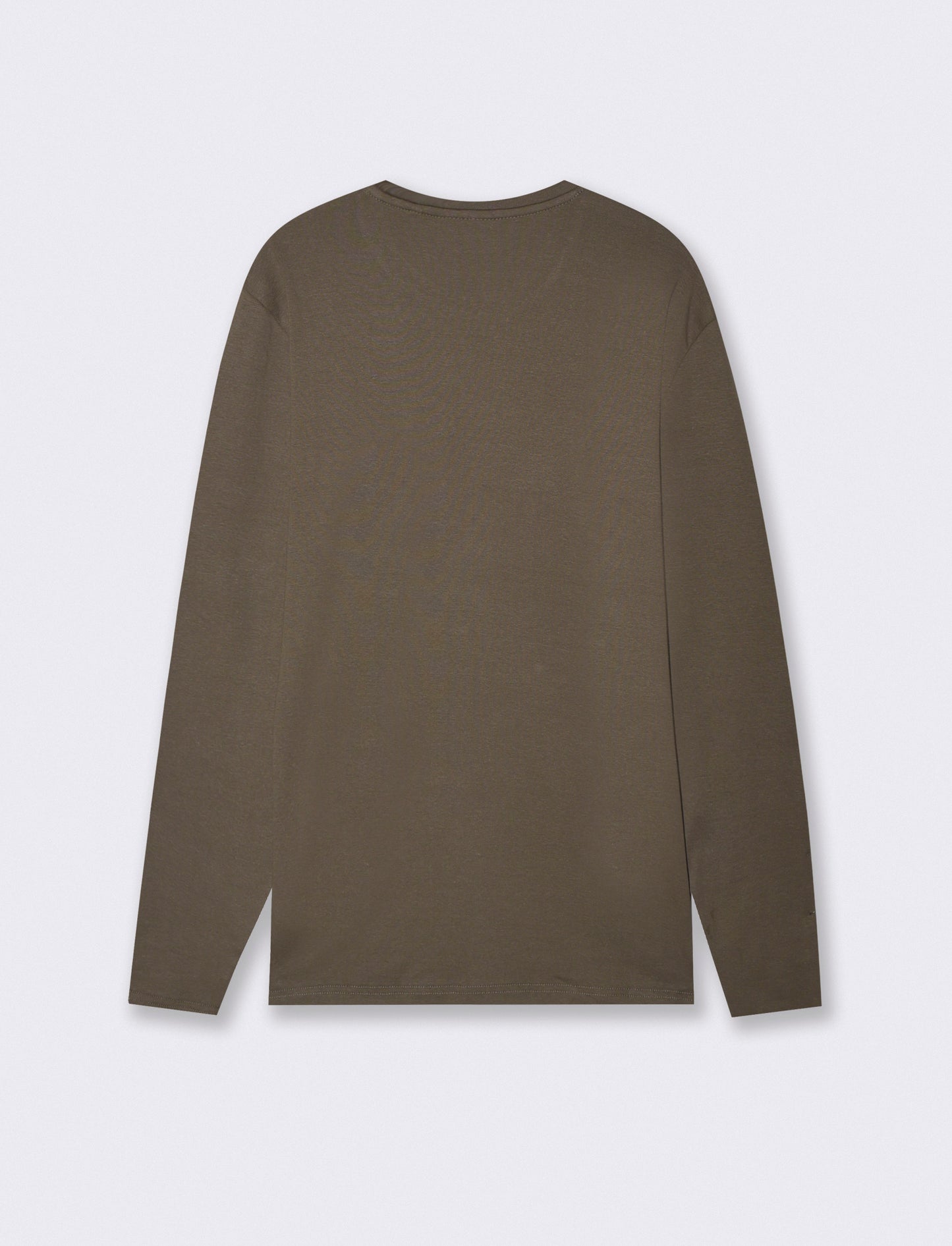 Ribbed crew neck slim fit T-shirt - Green