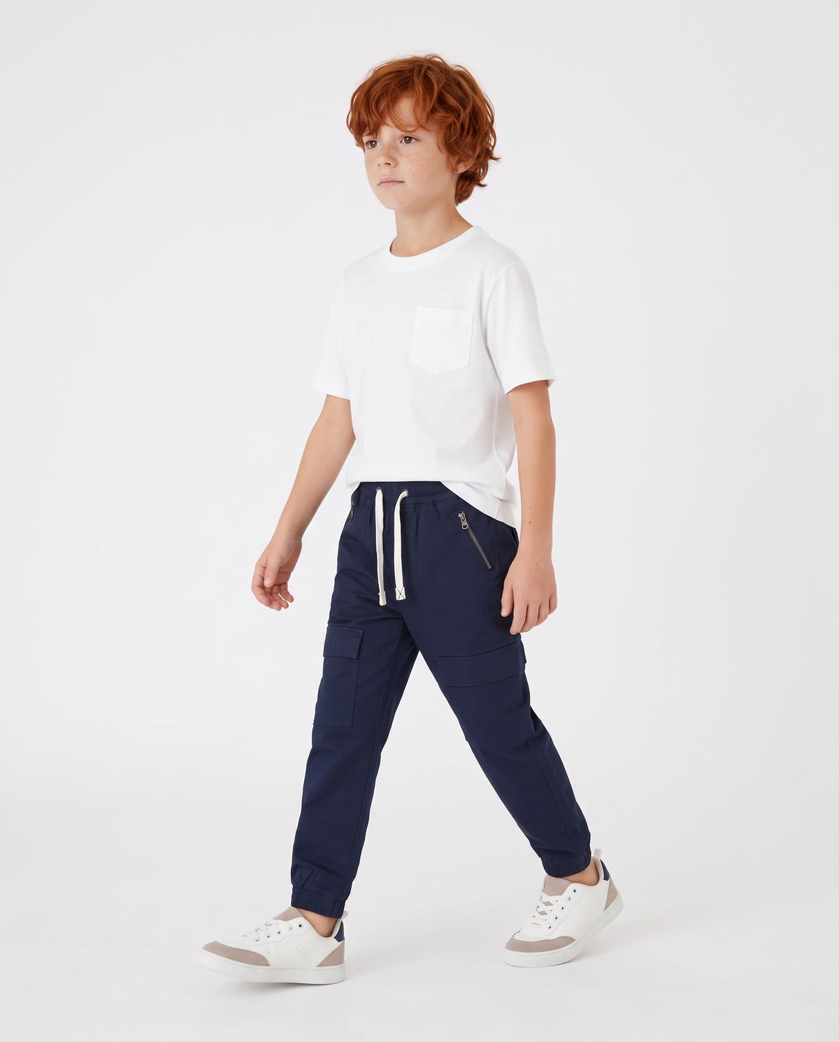 Jogging and comfort with cotton pockets - Blue