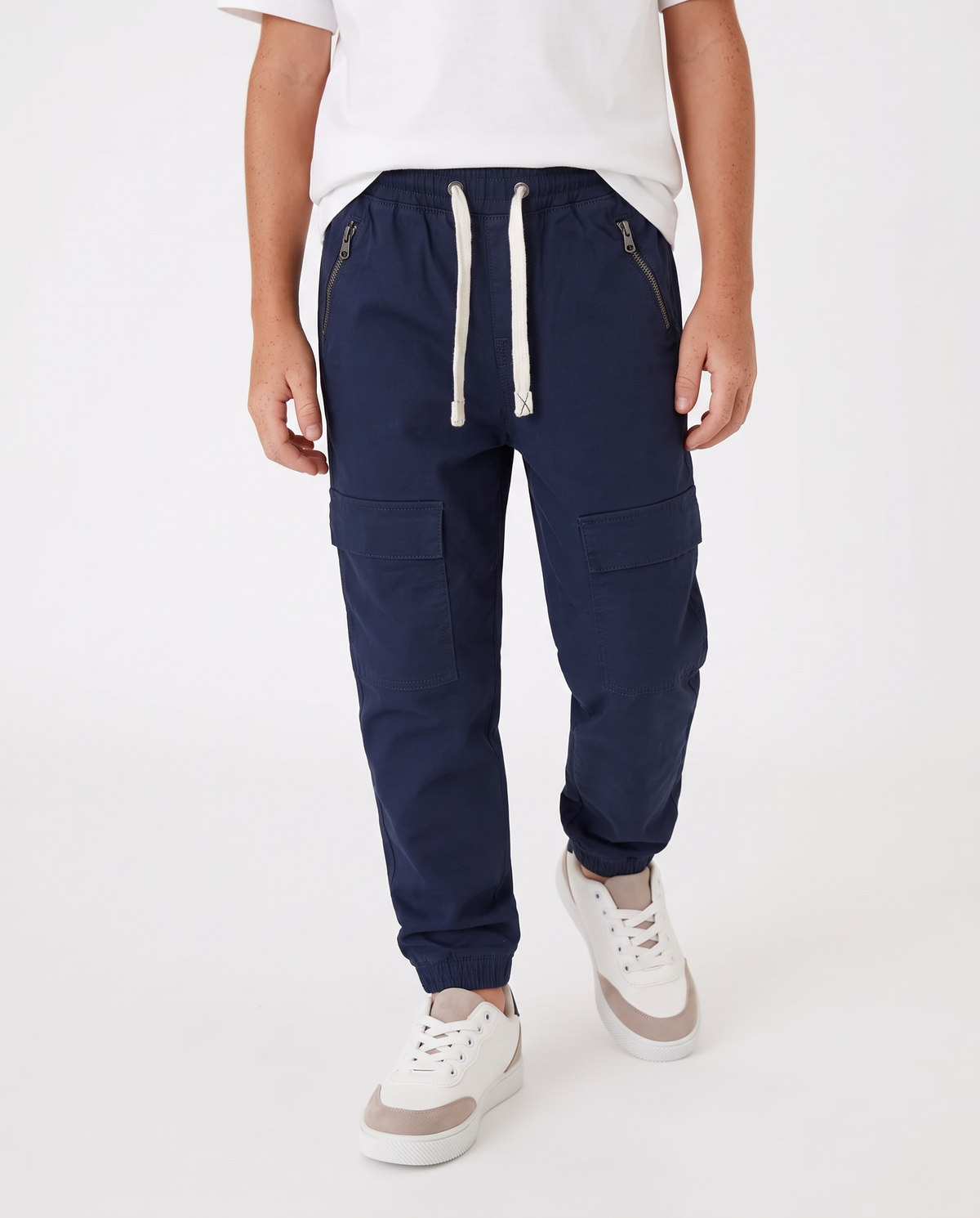 Jogging and comfort with cotton pockets - Blue