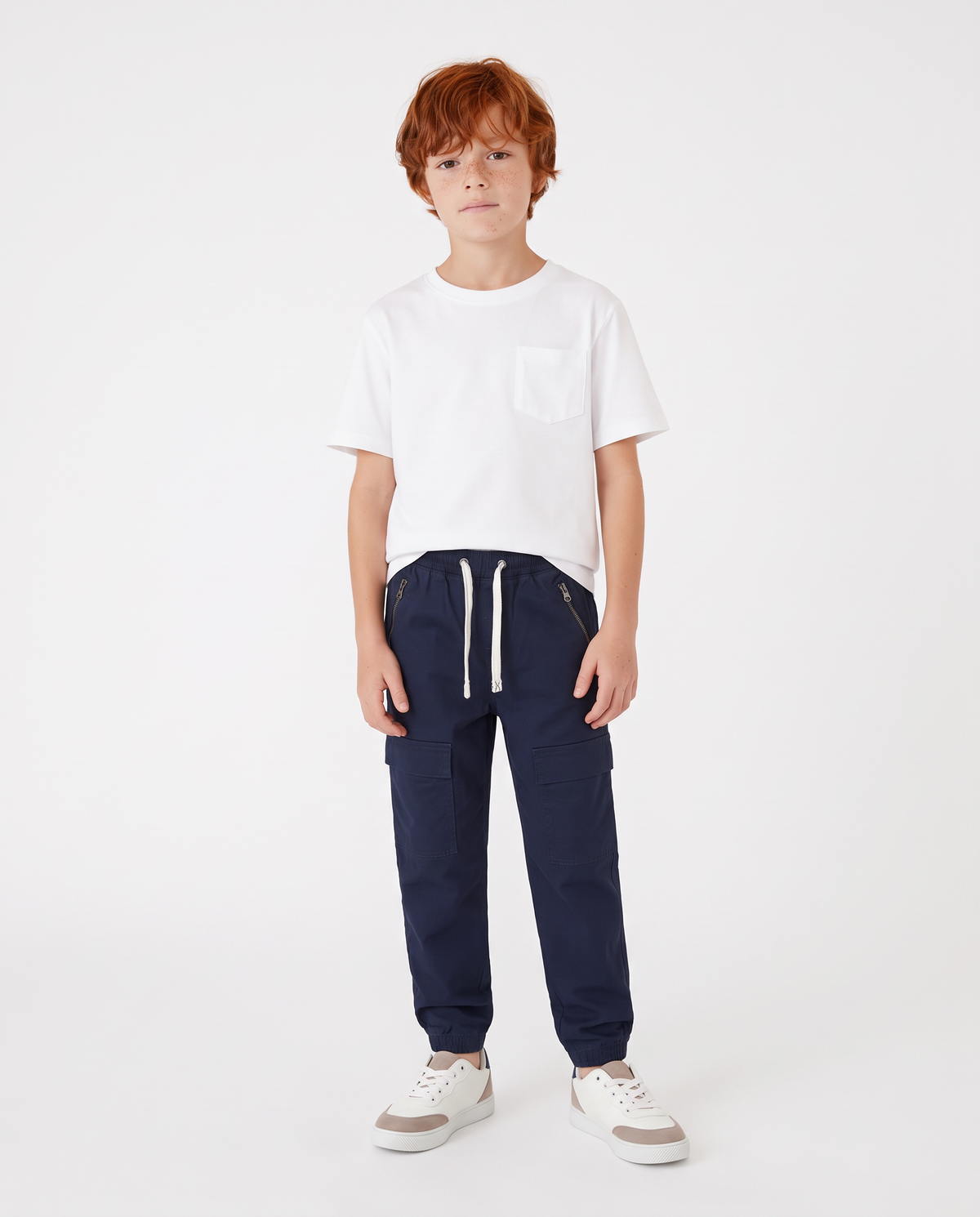 Jogging and comfort with cotton pockets - Blue