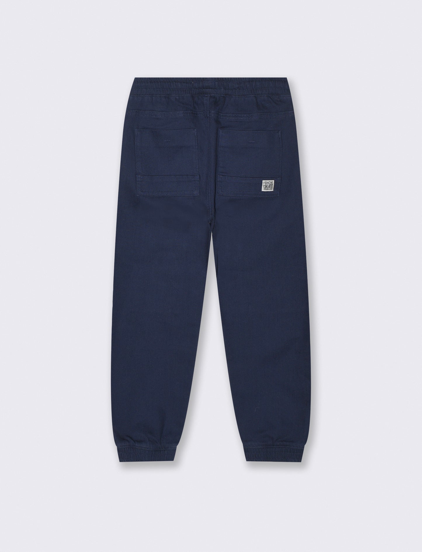 Jogging e comfort con tasconi in cotone - Blu
