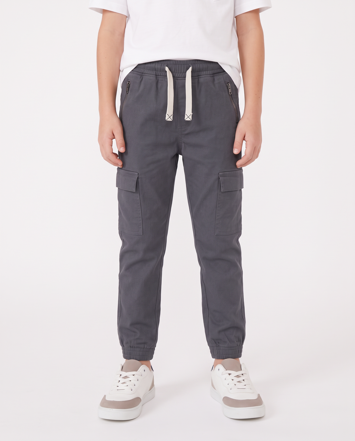Jogging and comfort with cotton pockets - Grey