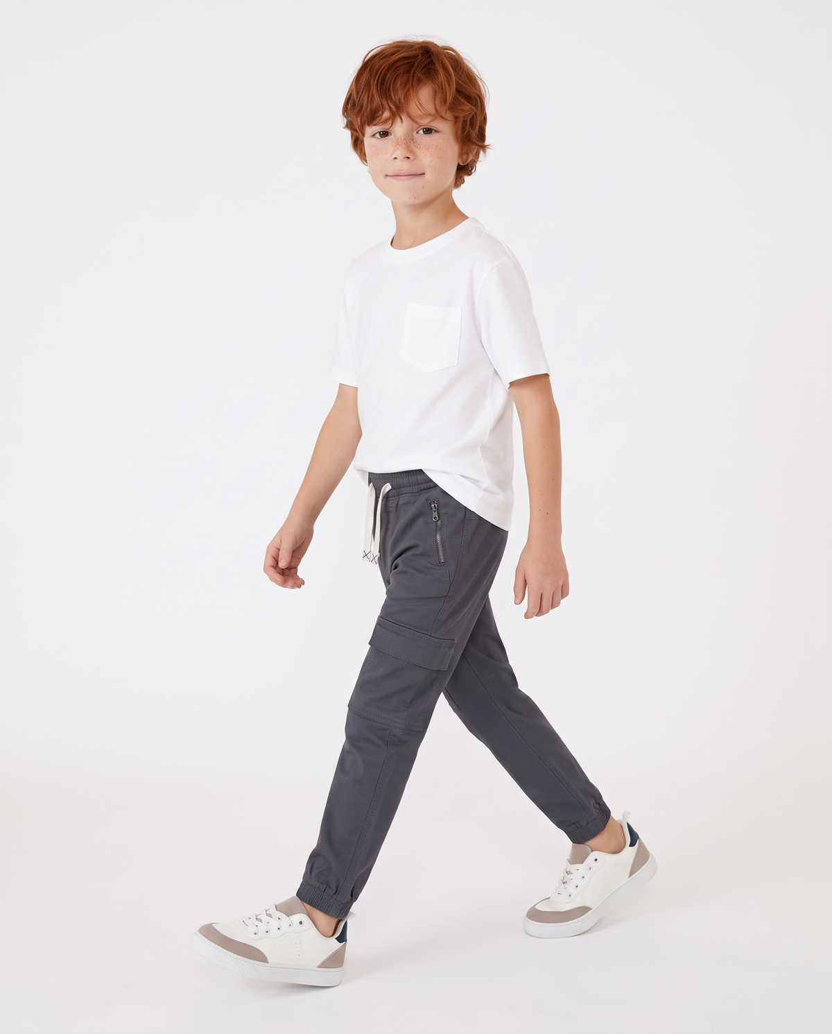 Jogging and comfort with cotton pockets - Grey