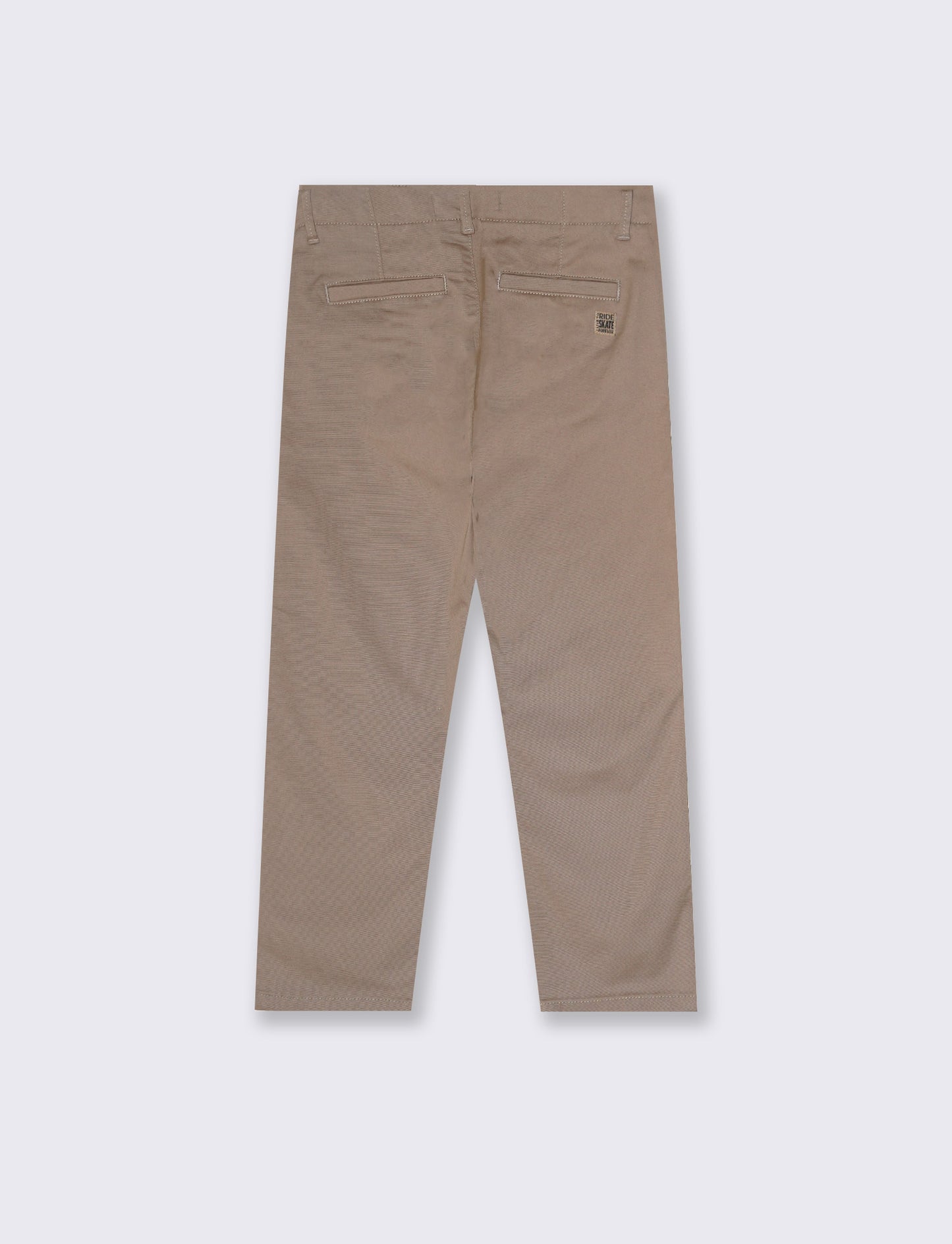 Pantaloni in misto cotone con tasche - Beige