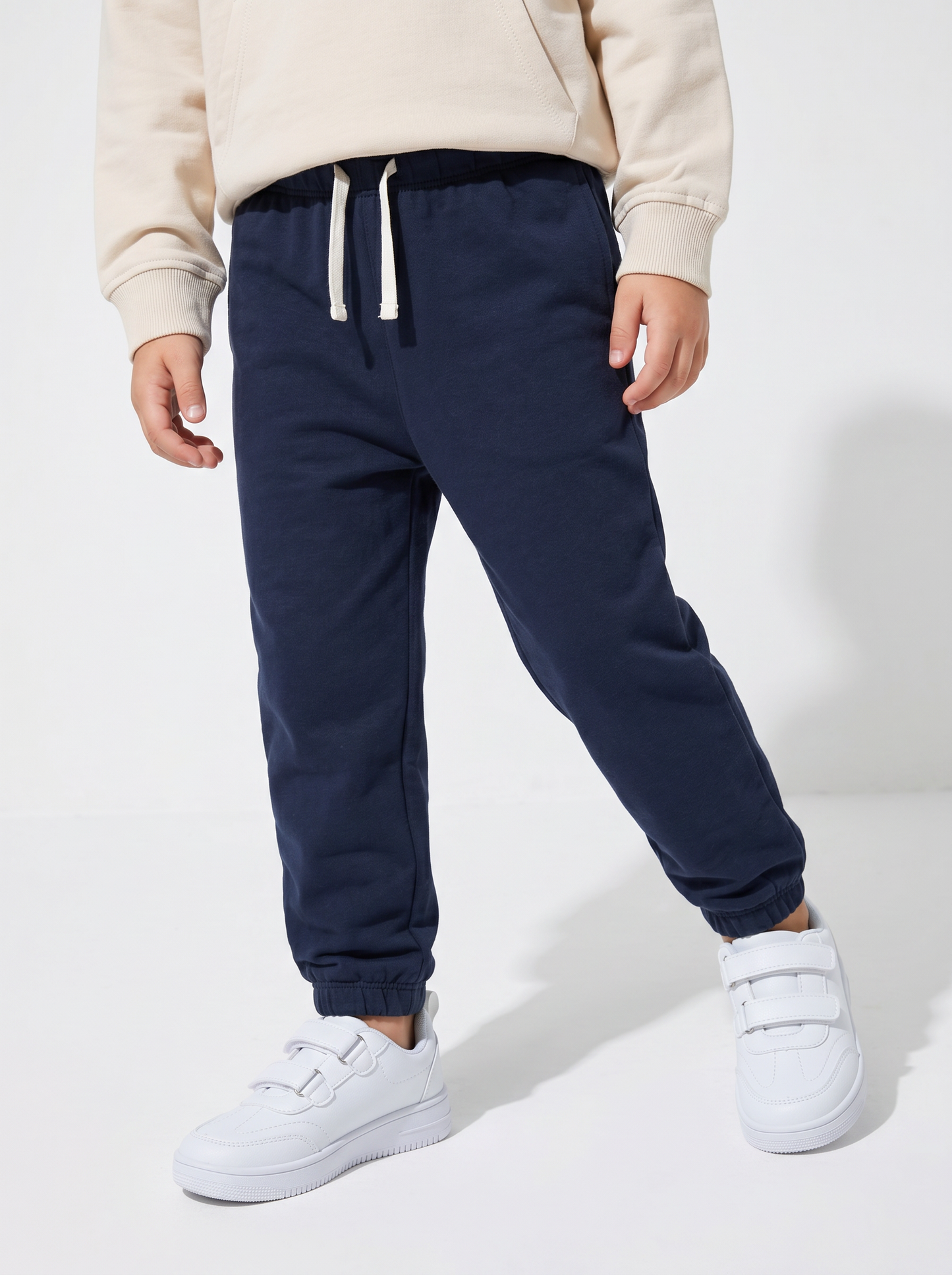 Joggers Comfort in Cotone Elasticizzato - Blu
