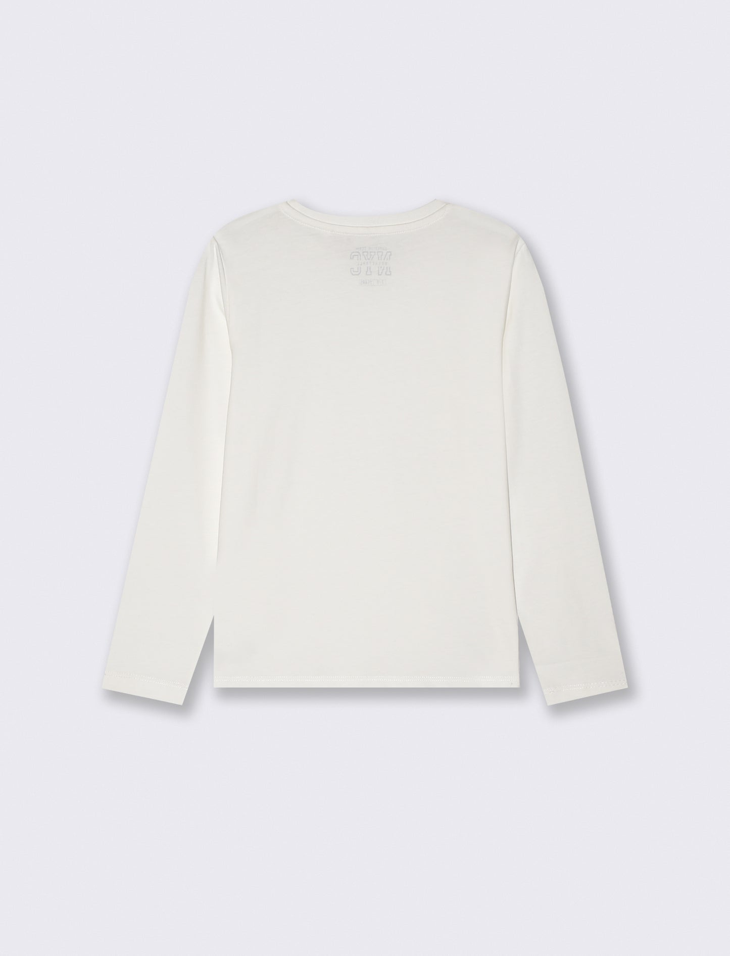 College style long sleeve t-shirt - White