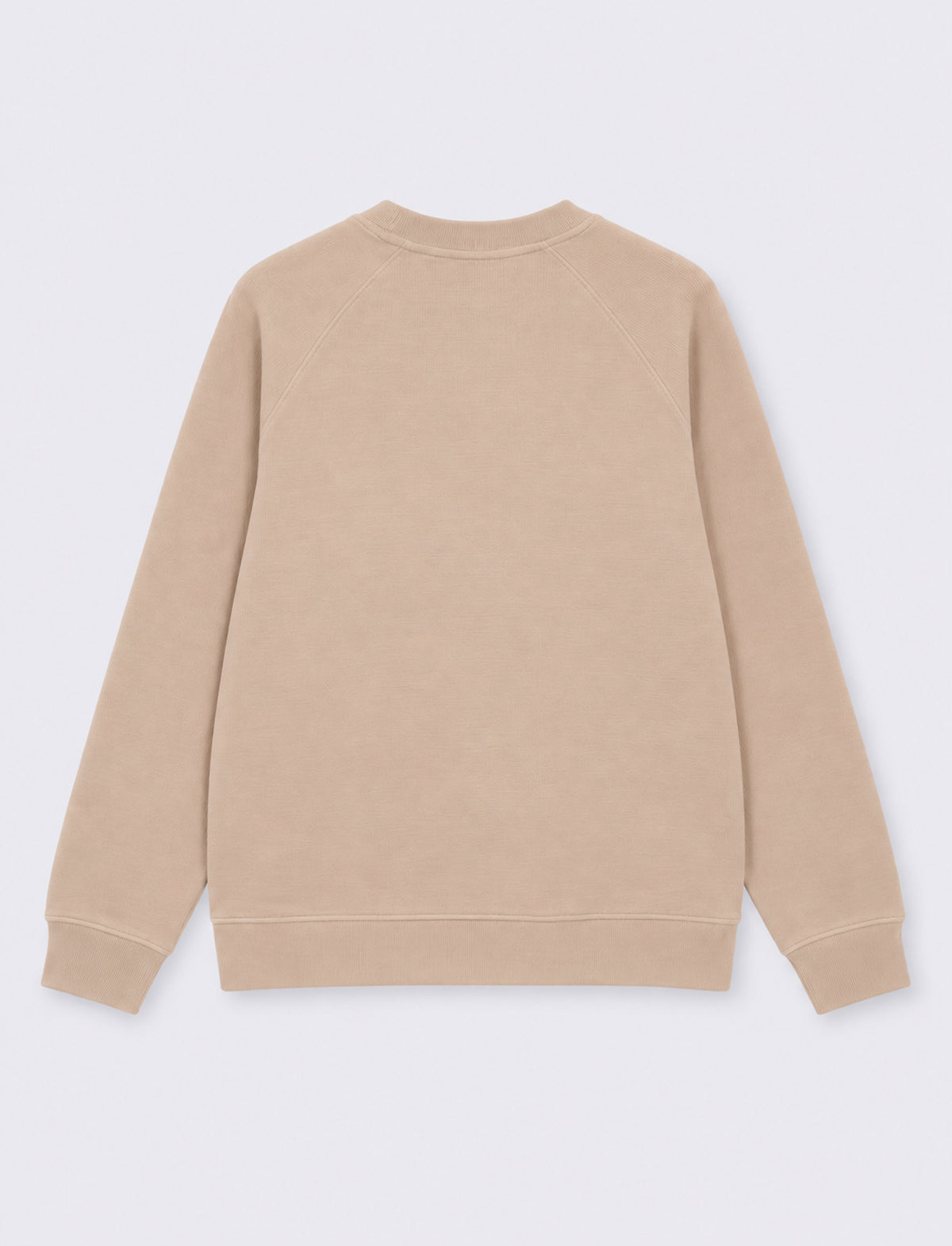 Felpa Jacquard Girocollo Regular Fit - Beige