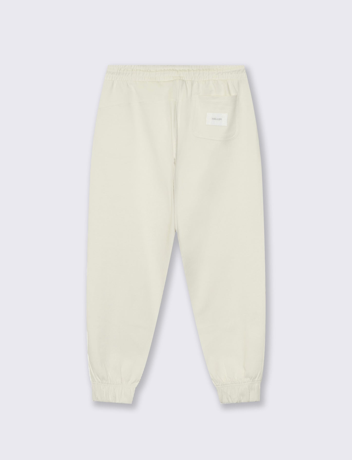 Pantaloni Jogger Premium in Interlock - Bianco latte