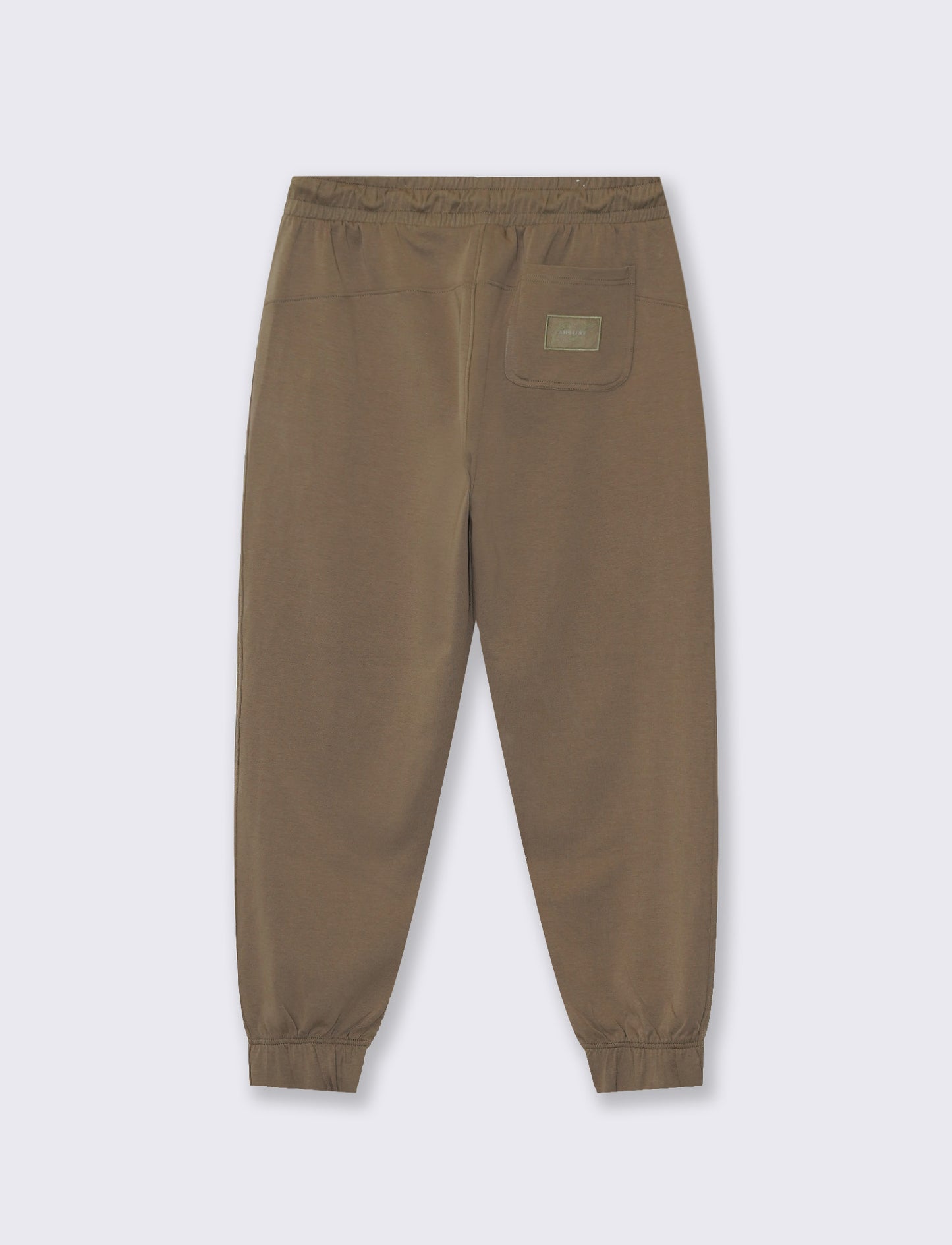 Pantaloni Jogger Premium in Interlock - Verde kaki