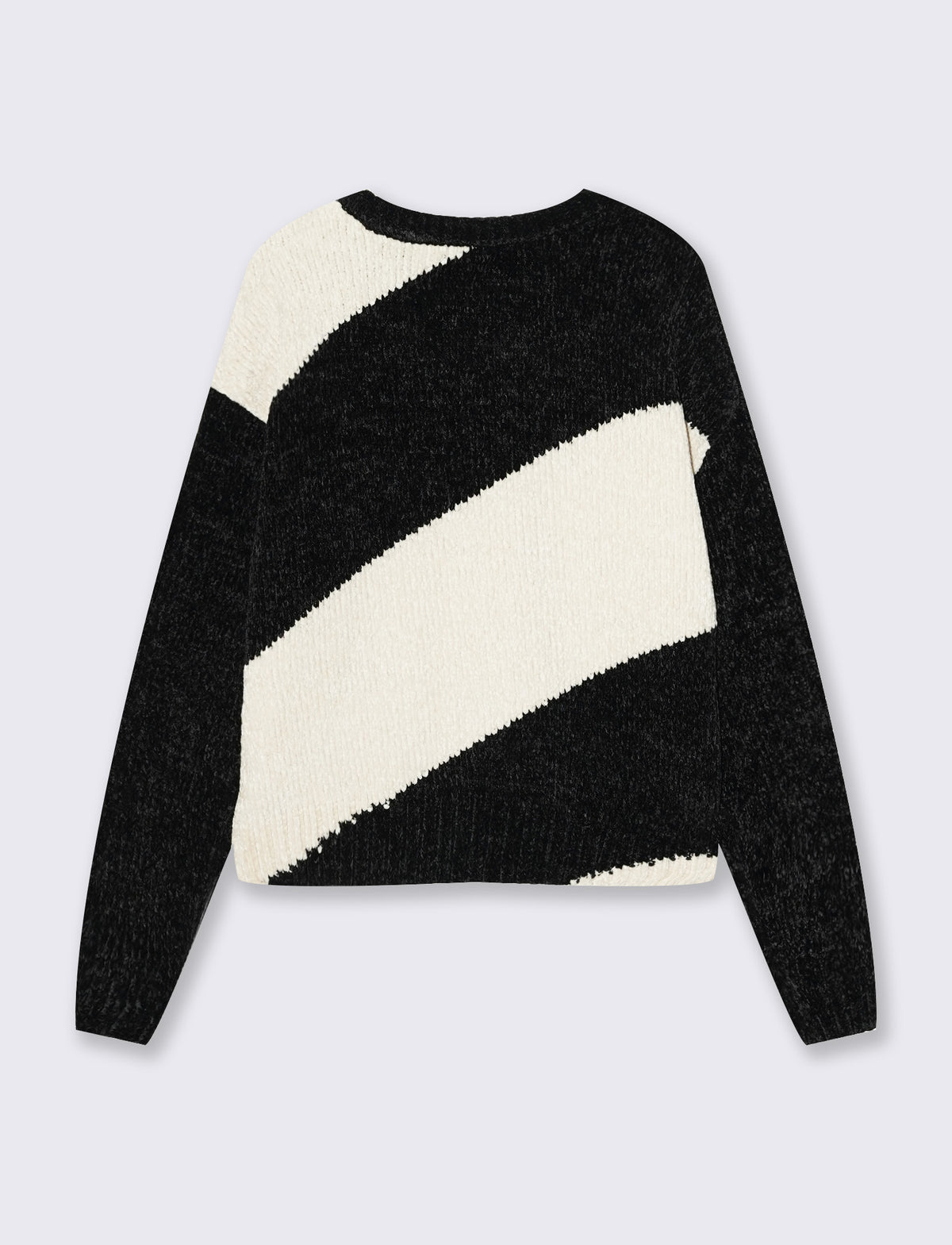 Maglia manica lunga paricollo elegante - var 1