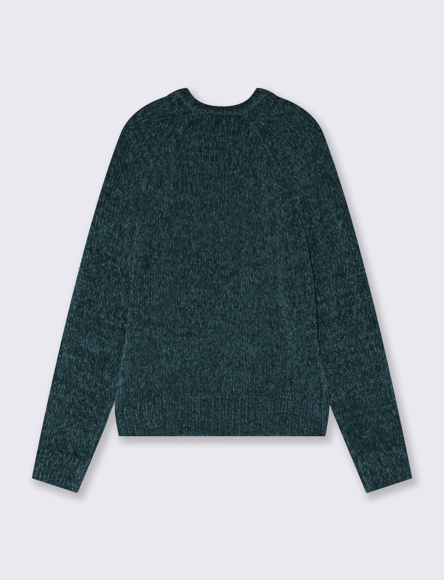 PULLOVER IN CINIGLIA - Verde petrolio