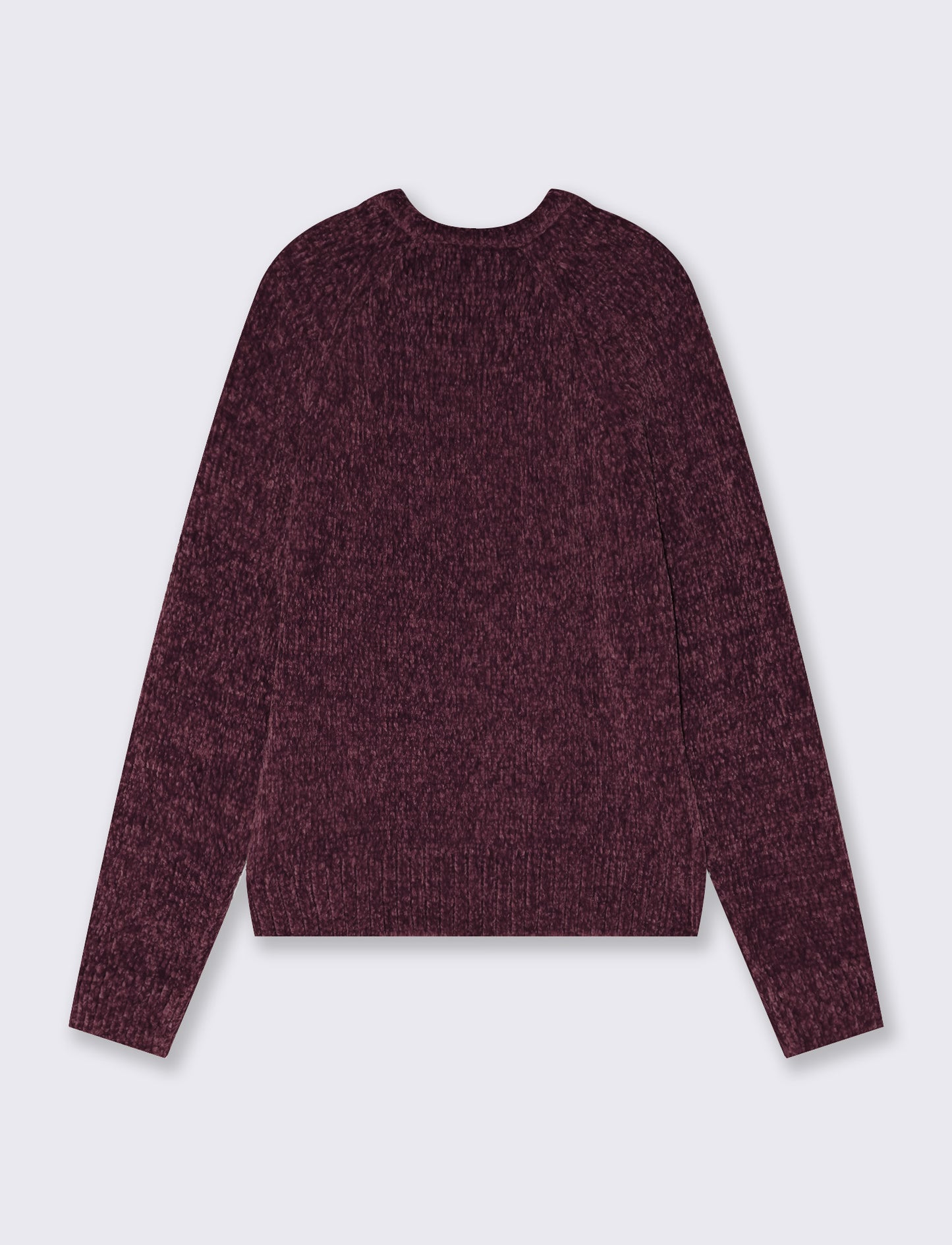 PULLOVER IN CINIGLIA - Rosso rubino