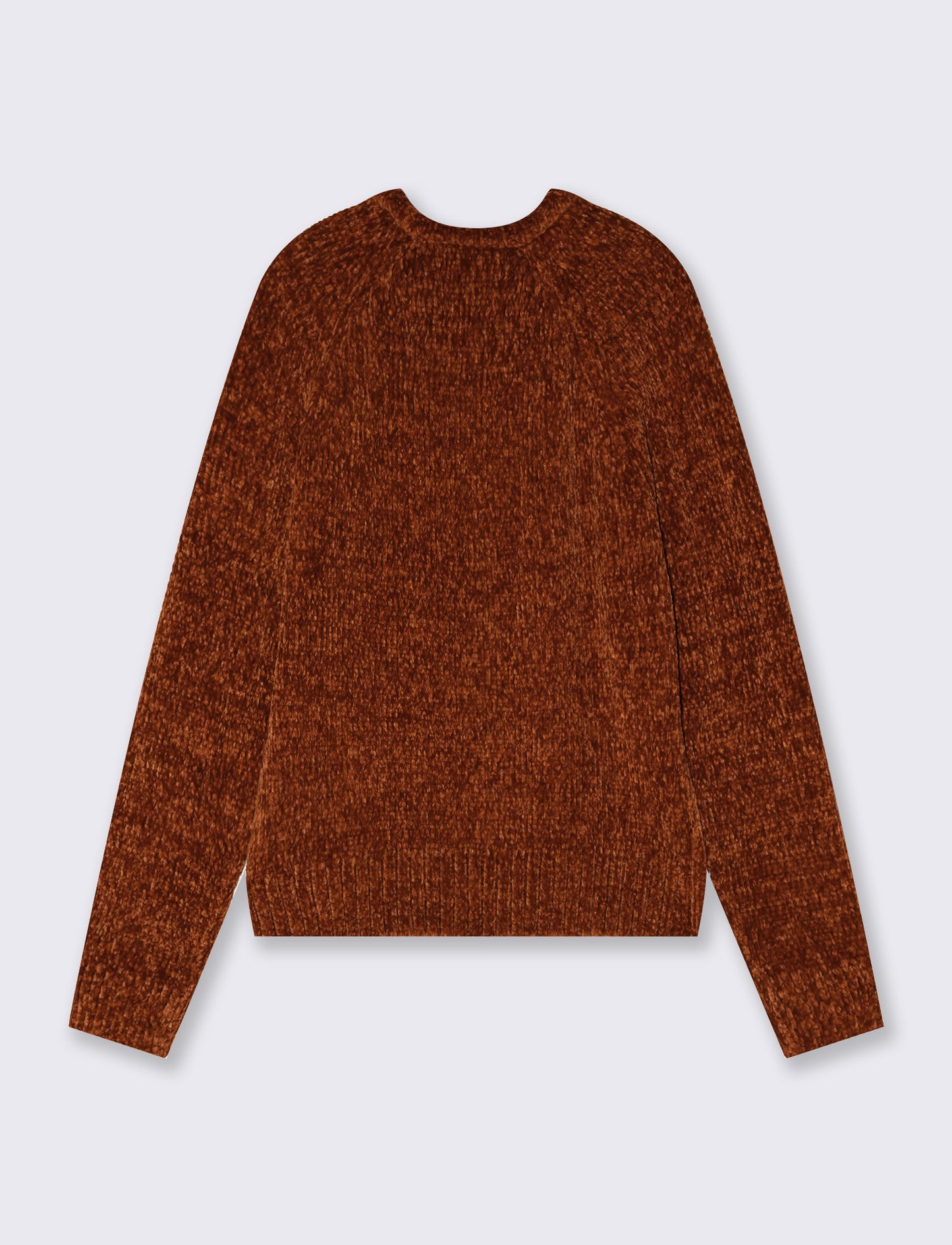 PULLOVER IN CINIGLIA - Marrone bruciato
