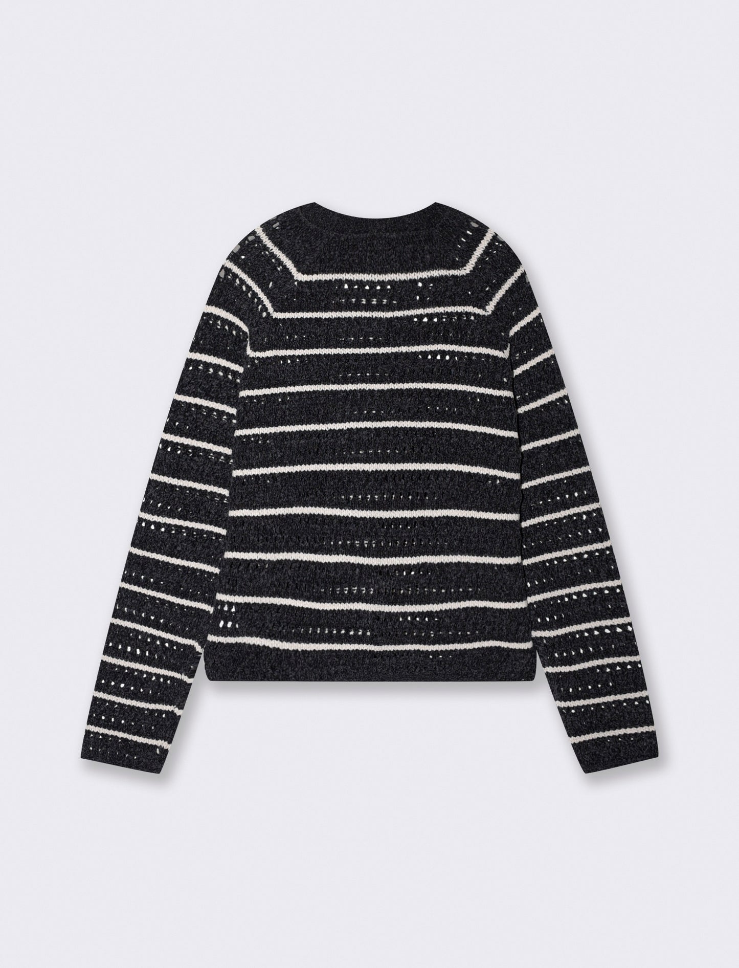 Pullover in ciniglia girocollo crop - var 2